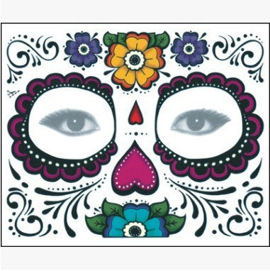 Temporary Face Tattoos, Carnival Party, Waterproof, Stage Props Art Makeup