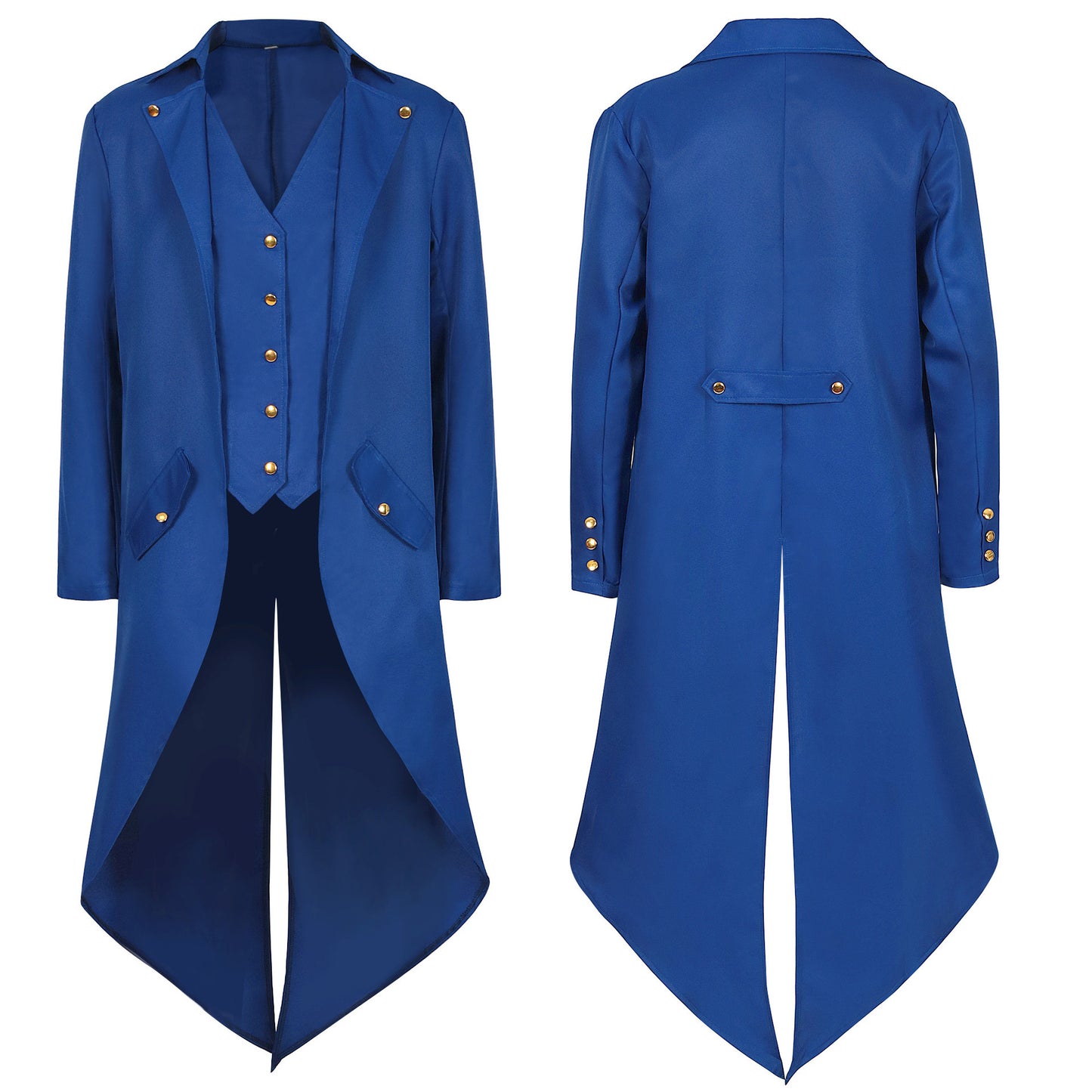 Regency Costume Jacket, Long Tail Men's Stage Wear, Party Jacket