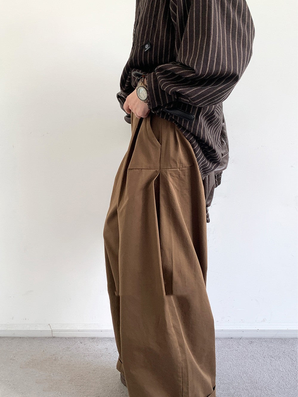 Vireous Very-Loose Style Men's Casual Trousers