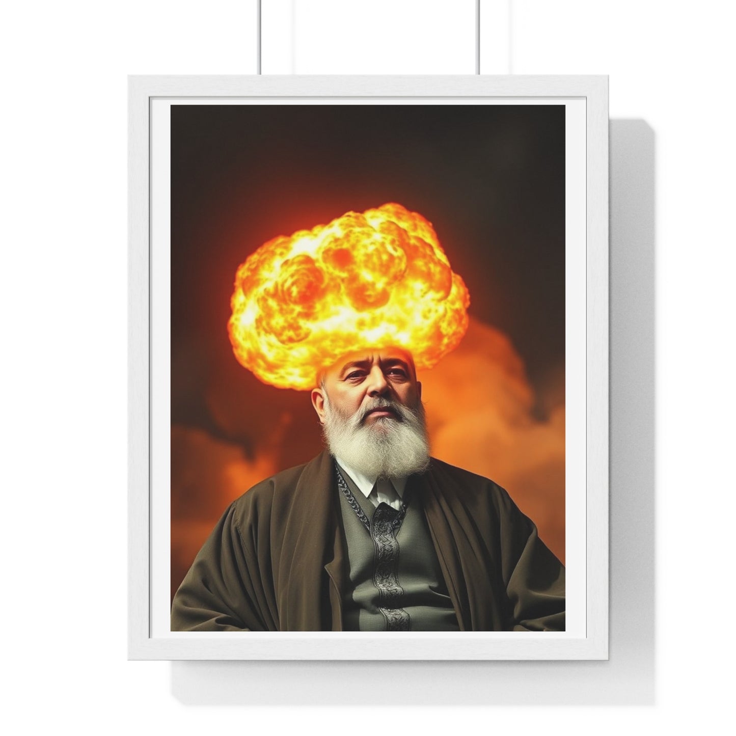 Mind Blowing, Photorealistic Art 'Designed by AI' Framed Print