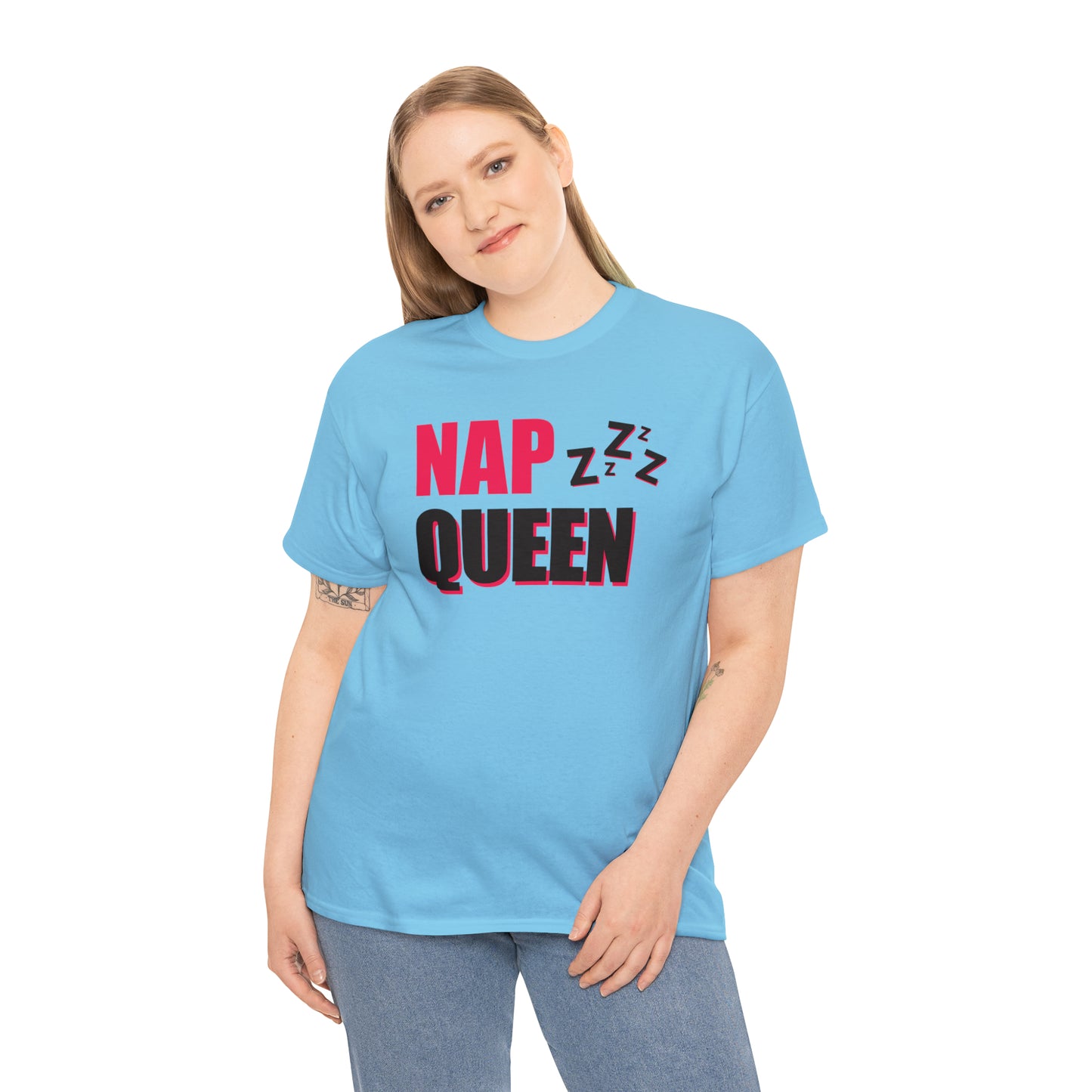 Nap Queen, Heavy Cotton T-Shirt