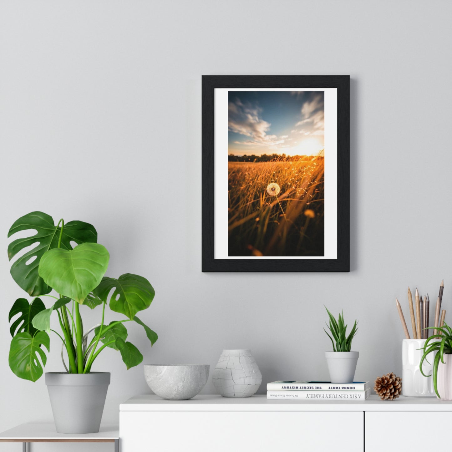 Divine Moment 'Designed by AI' Framed Art Print