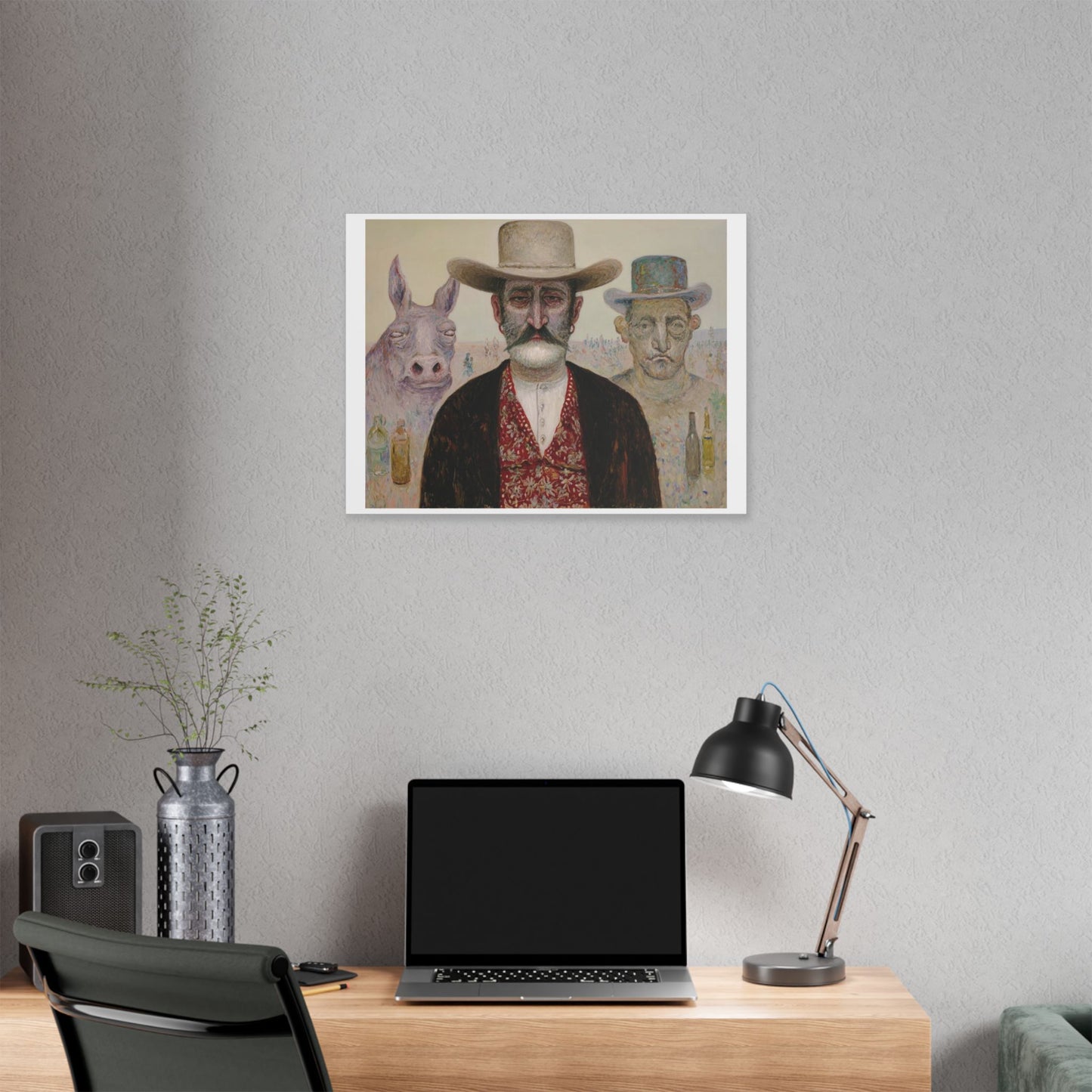 How the West Was Won IV 'Designed by AI' Canvas Art Print