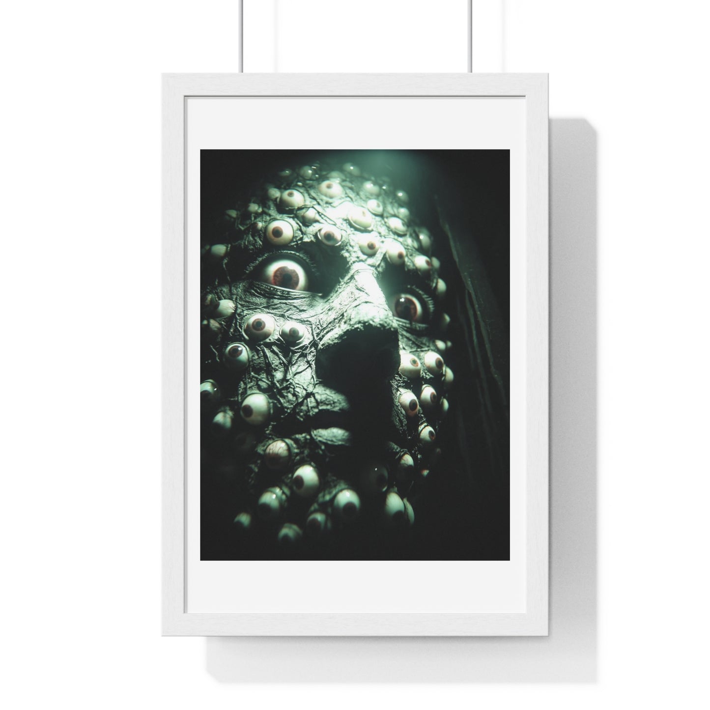 Reality is in the Eye of the Beholder, Photorealistic Art 'Designed by AI' Framed Print