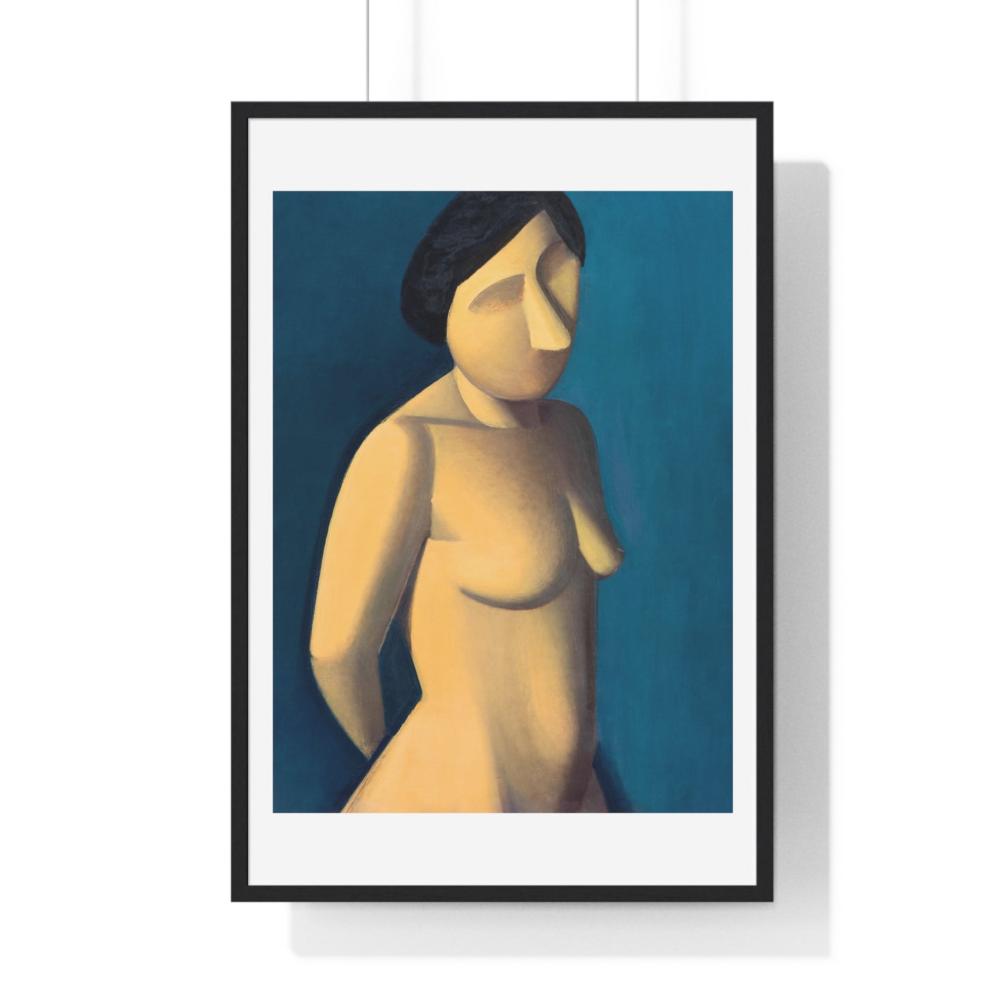 Female Model (1930) Vintage Illustration by Vilhelm Lundstrom, from the Original, Framed Art Print