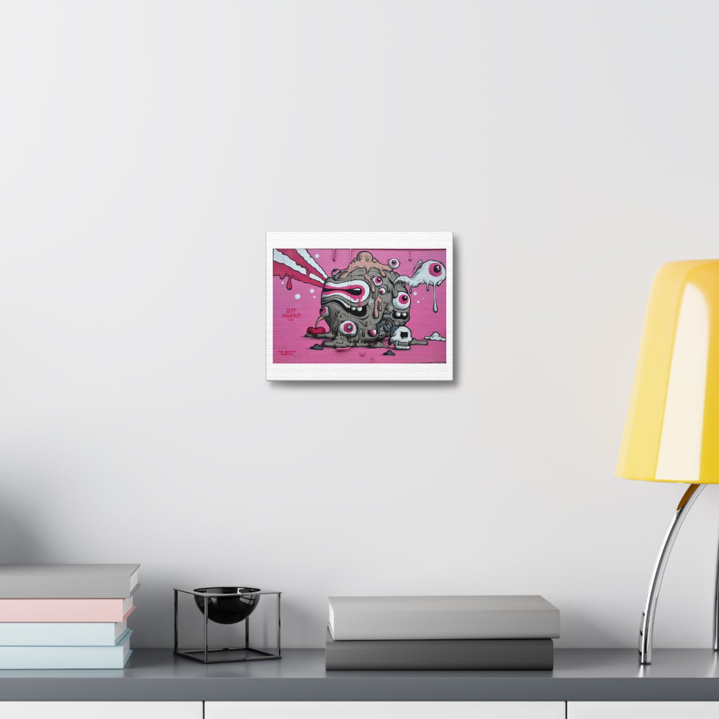 Graffiti Art 'Buff Monster' (2015) for the Bushwick Collective Block Party, Brooklyn, New York, Art Print on Canvas