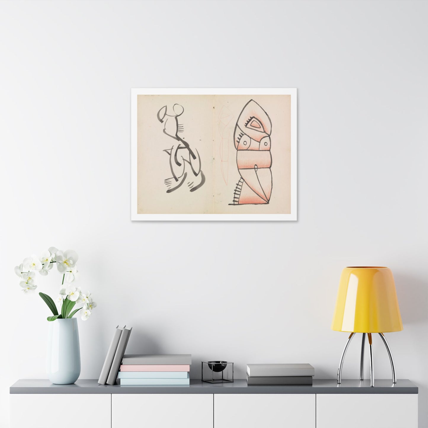 Study for a Figural Sculpture, Crouching Figure (1910-1915) by Henri Gaudier-Brzeska, from the Original, Canvas Art Print
