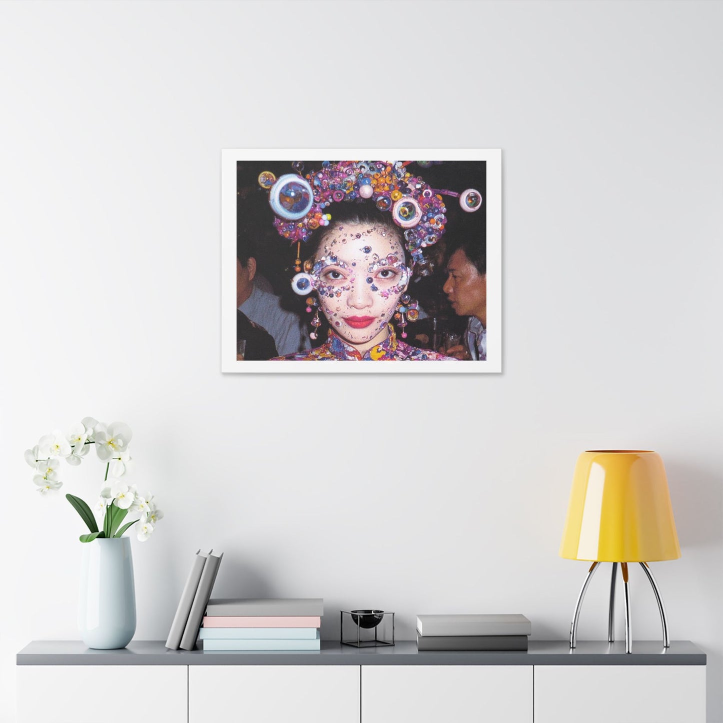 Psychedelic Japan VII Abstract Art 'Designed by 'AI Canvas Art Print