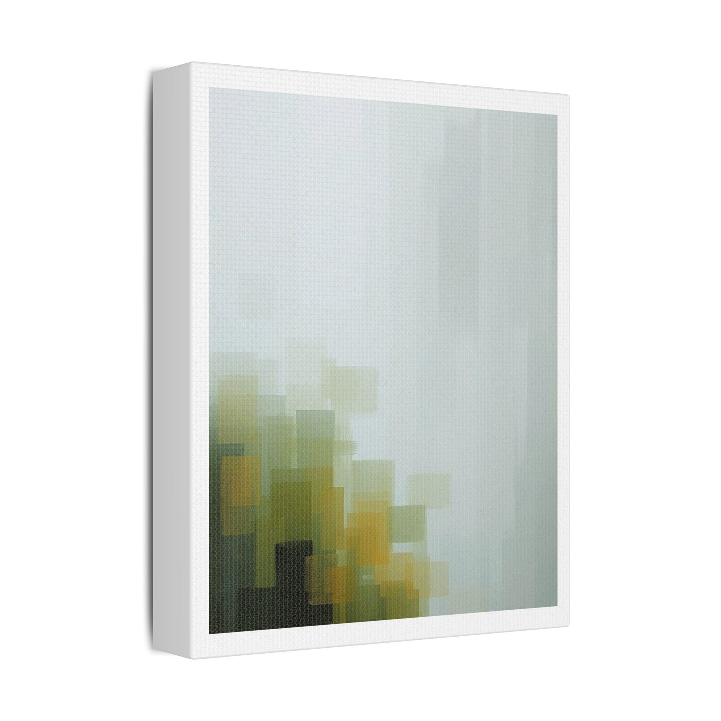Faded Pastel Abstract Decor Art III 'Designed by AI' Print on Canvas