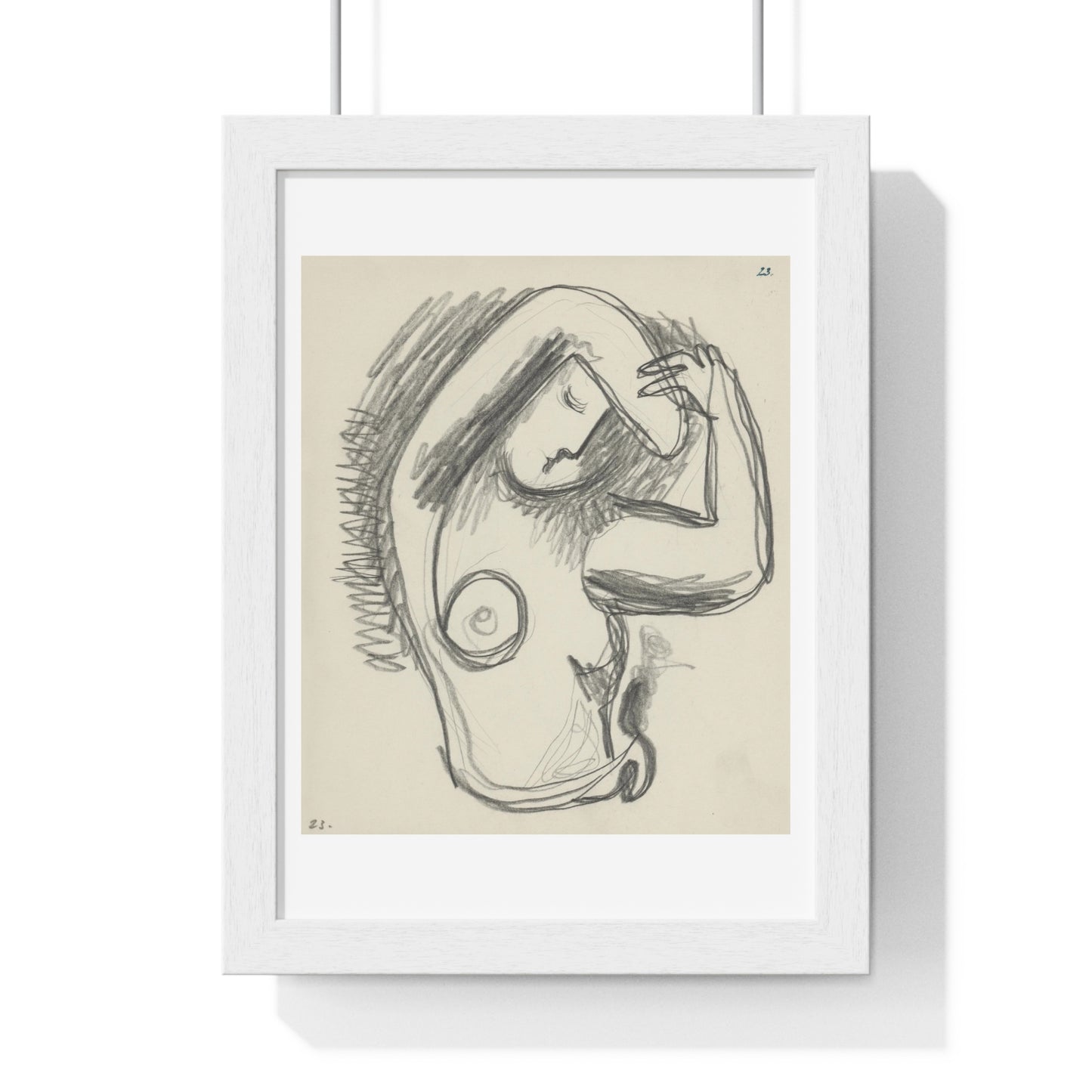 Act (1937) by Mikuláš Galanda, from the Original, Framed Art Print