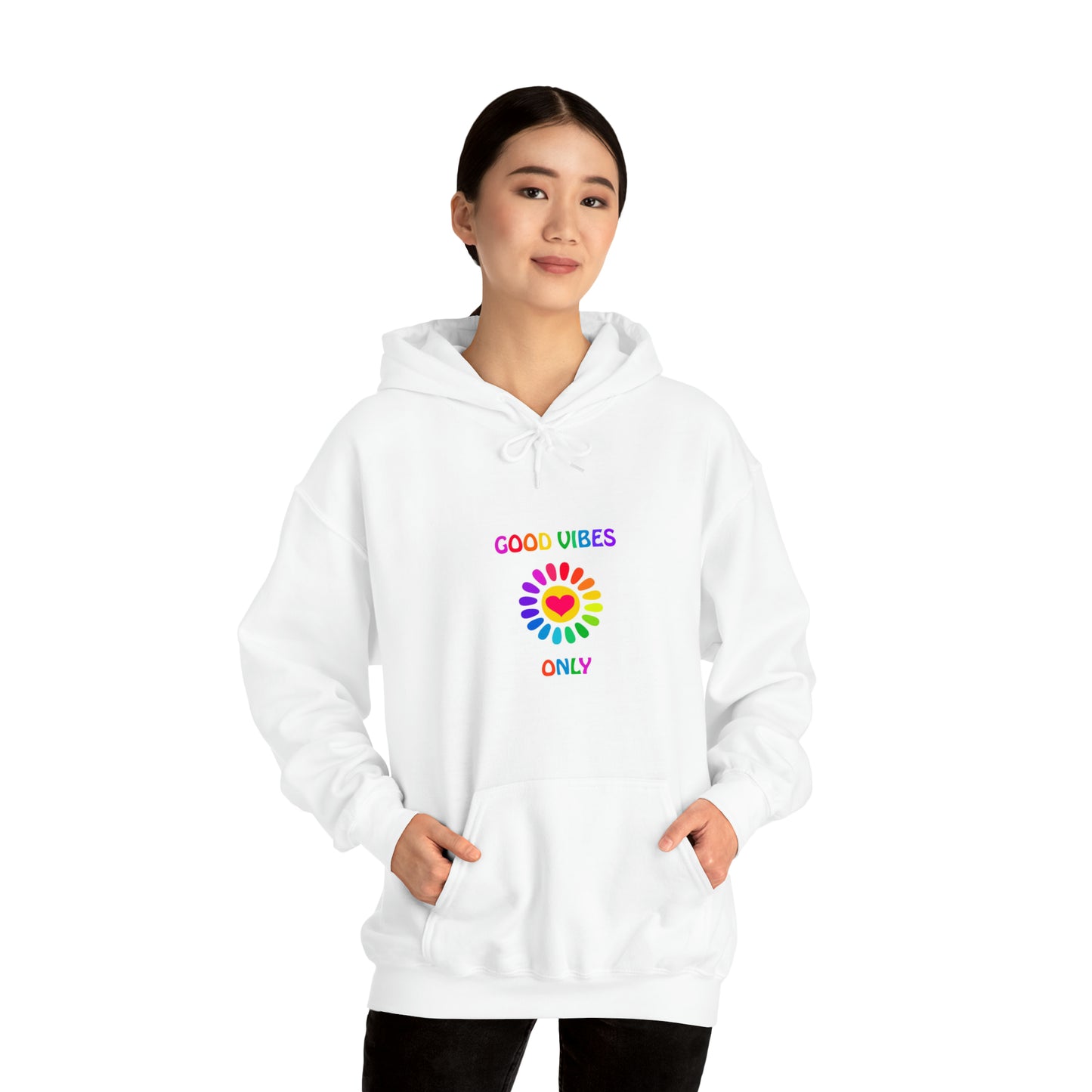 Good Vibes Only! Unisex Heavy Blend™ Hooded Sweatshirt