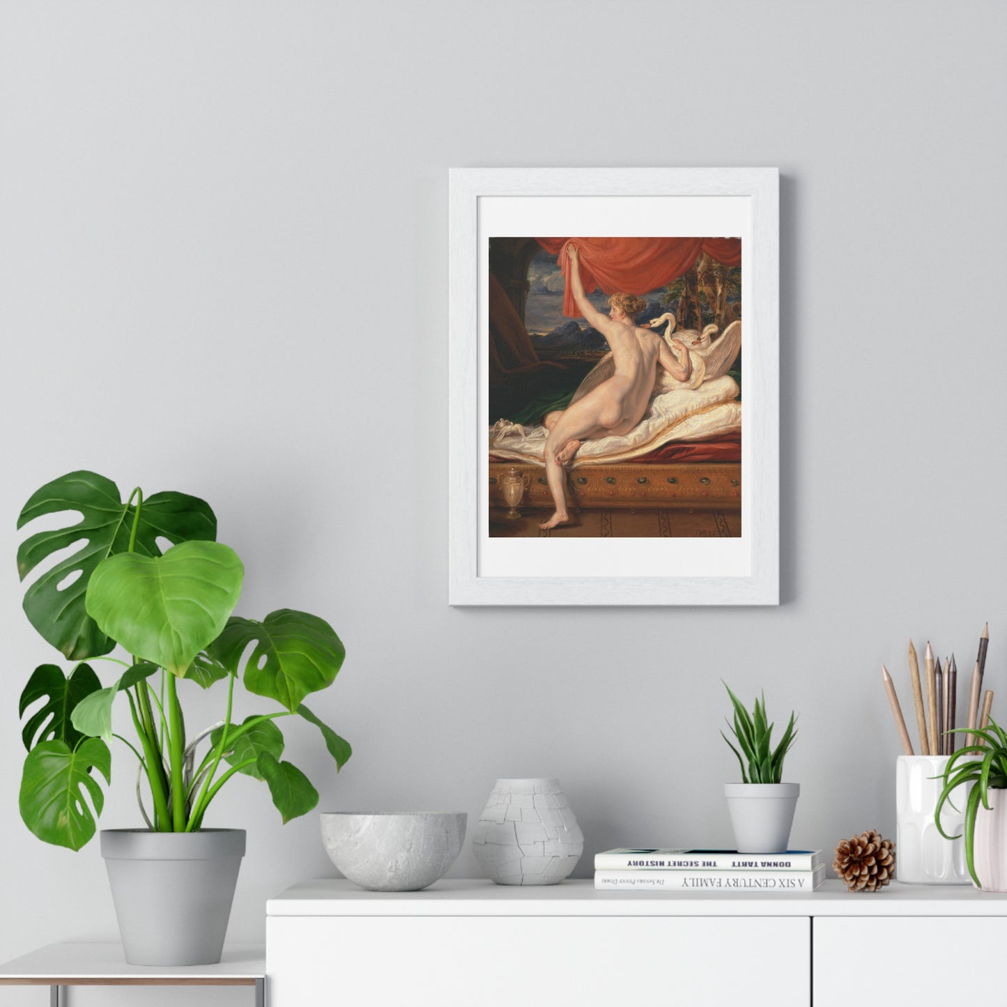 Venus Rising from her Couch (1828) by James Ward, from the Original, Framed Art Print