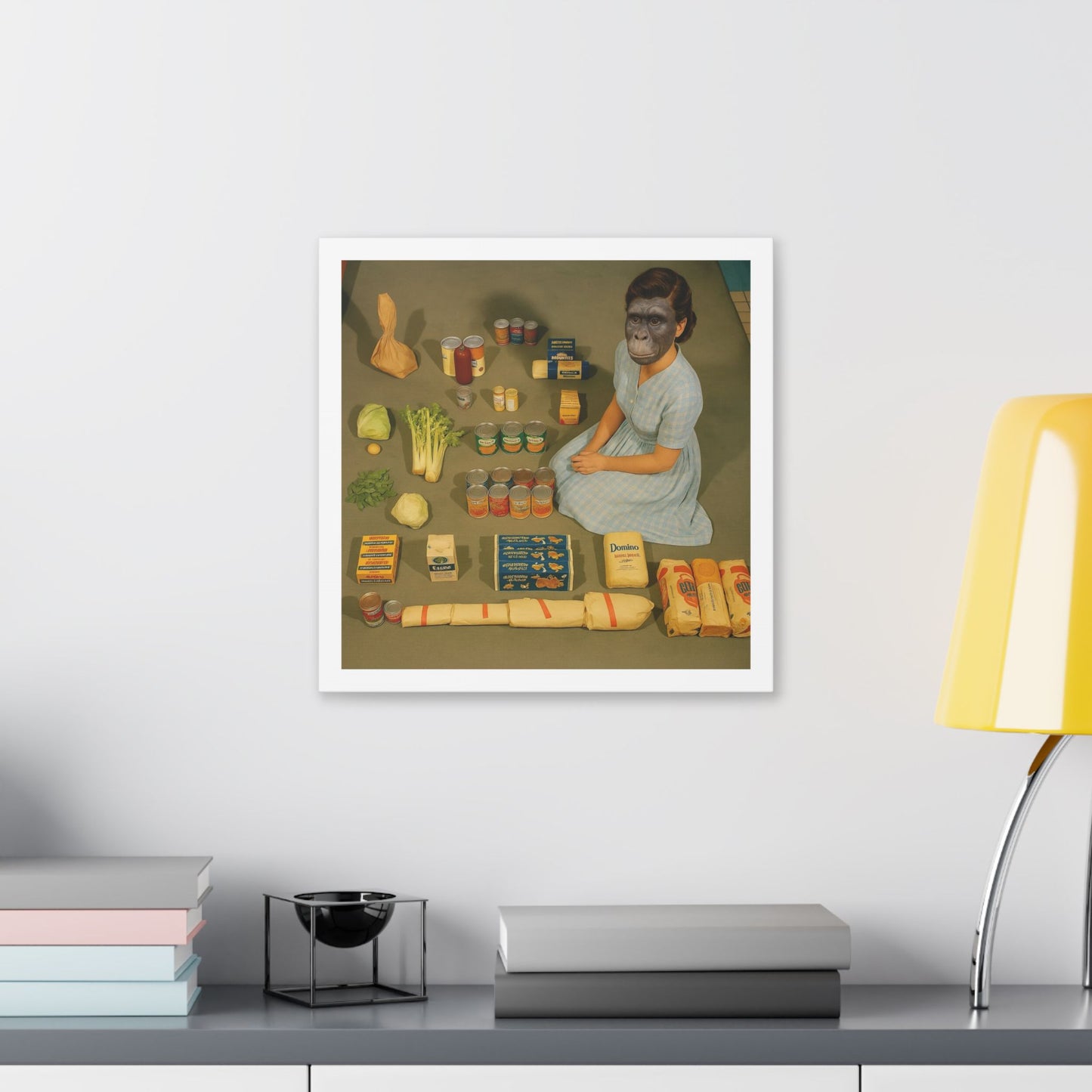 Grotesque Theatre 'Designed by AI' Canvas Art Print