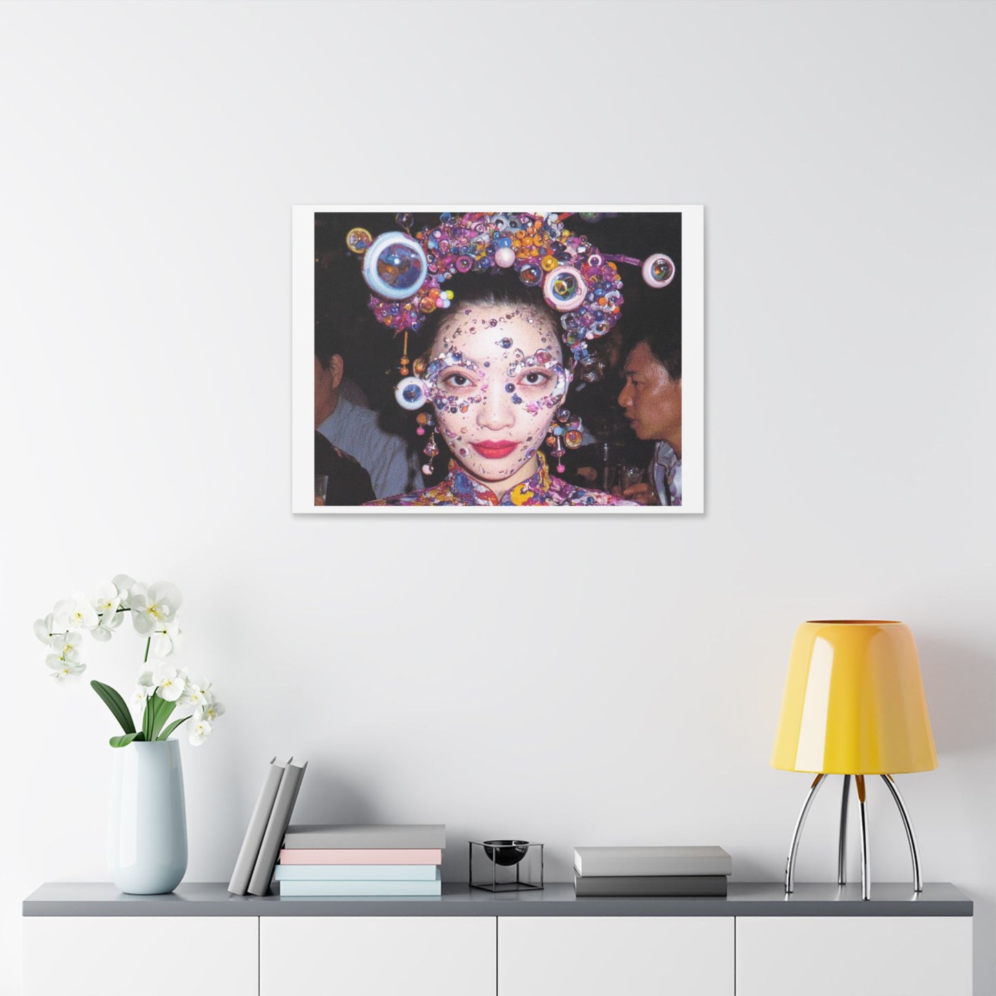 Psychedelic Japan VII Abstract Art 'Designed by 'AI Canvas Art Print