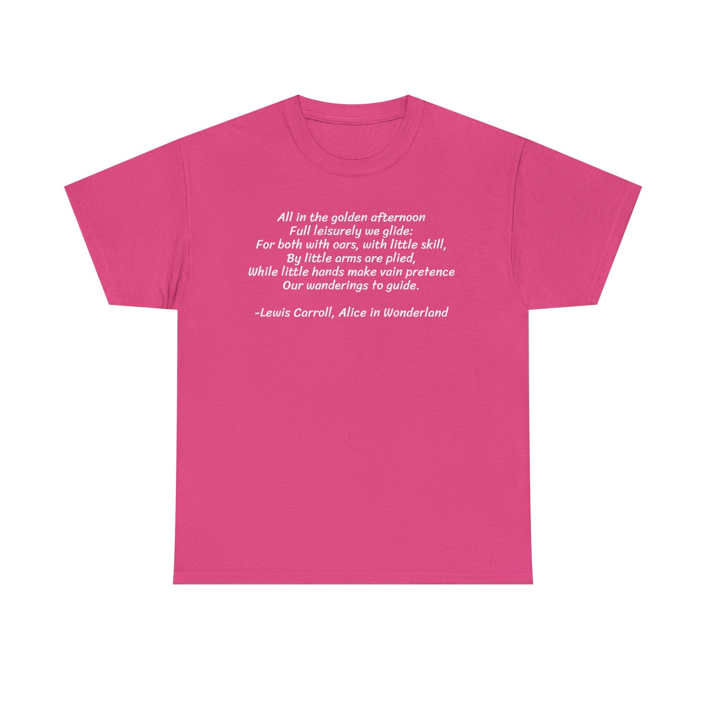 The Physical Illusion of Life, Alice in Wonderland, Spiritual T-Shirt