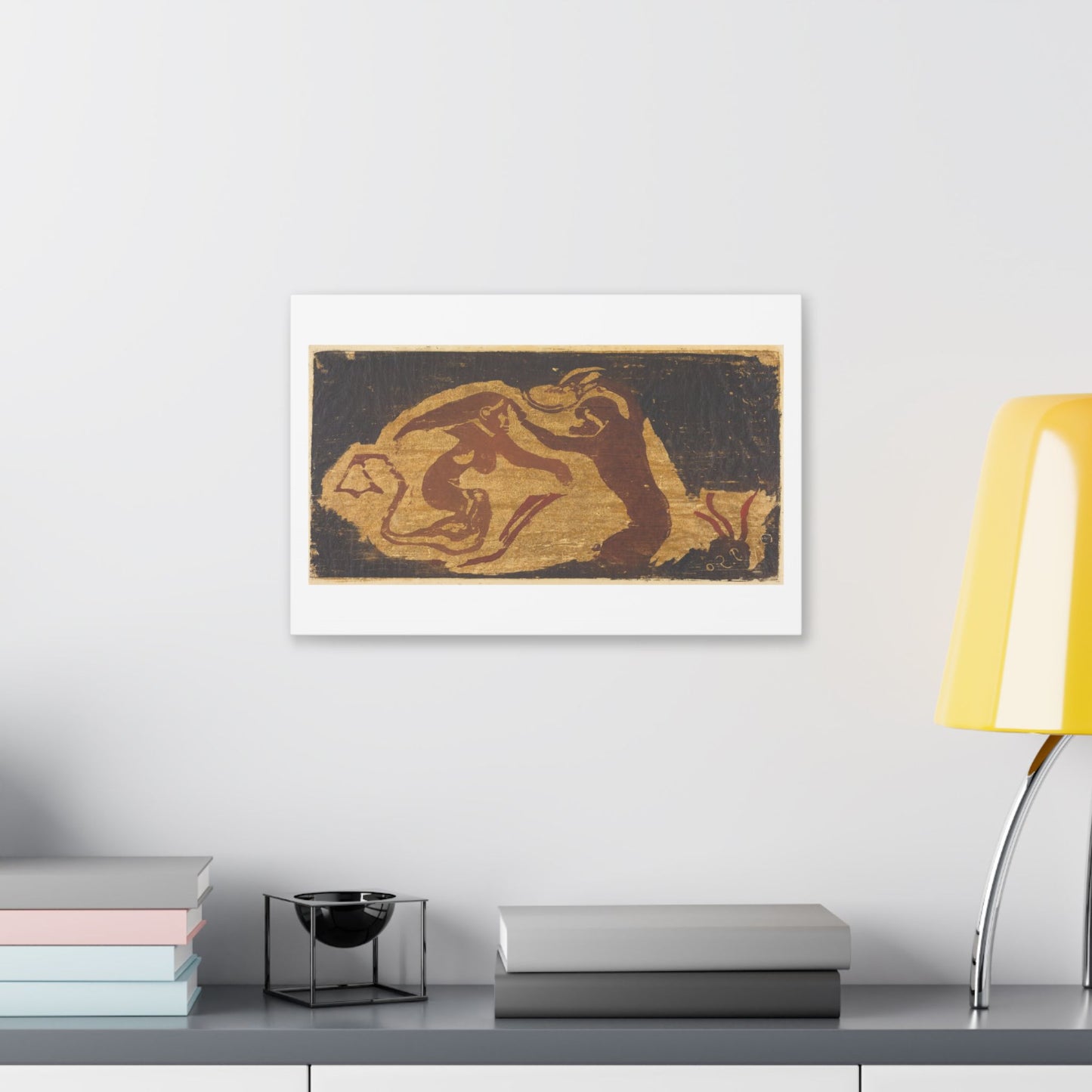 The Mermaid and the Monkey (1848-1903) by Paul Gauguin, from the Original, Canvas Art Print