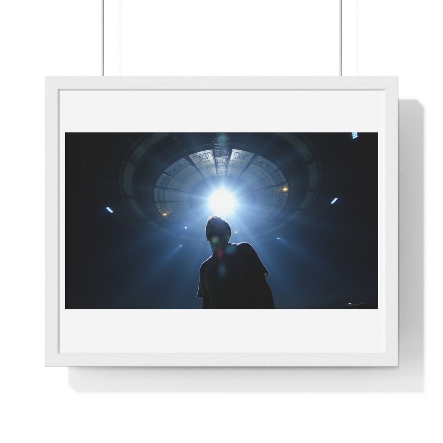 Last Moments Before the Abduction 'Designed by AI' Framed Art Print