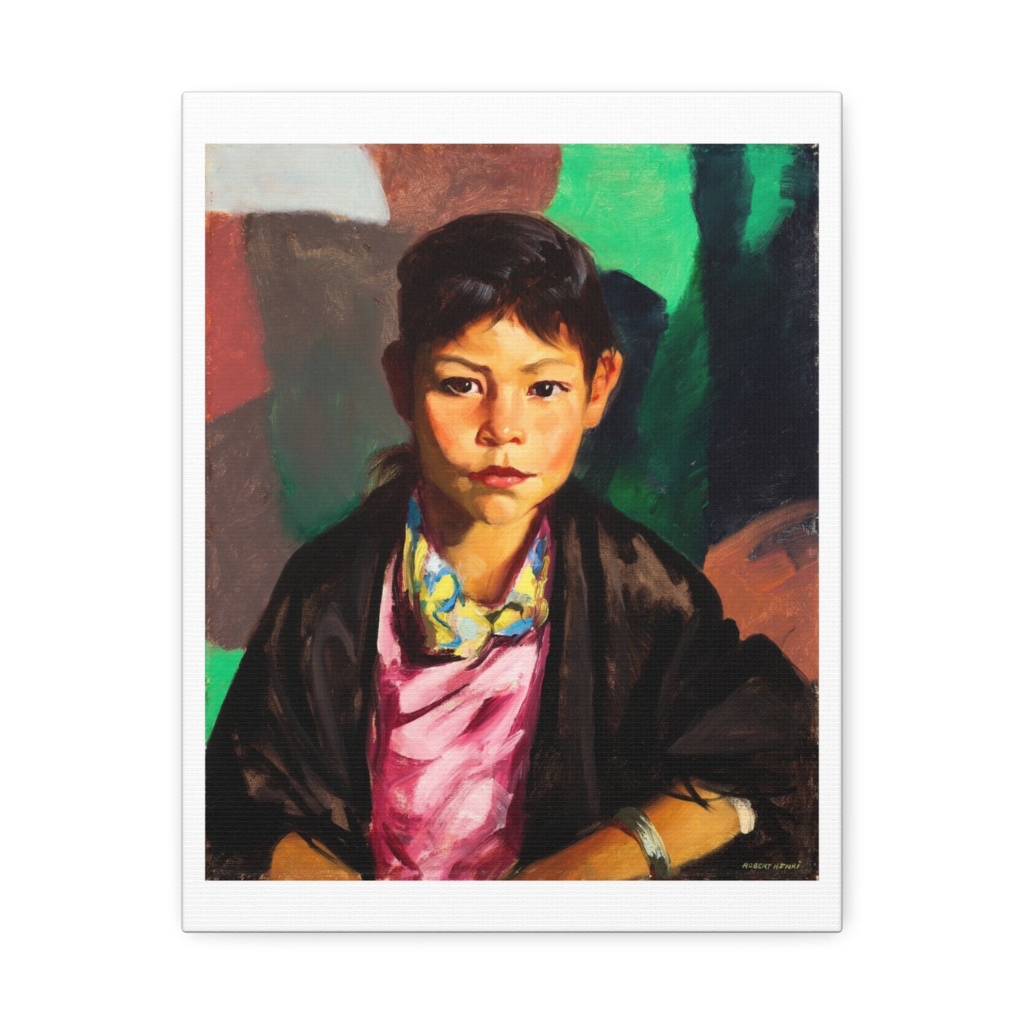 Pepita (1917) by Robert Henrie, from the Original, Art Print on Canvas
