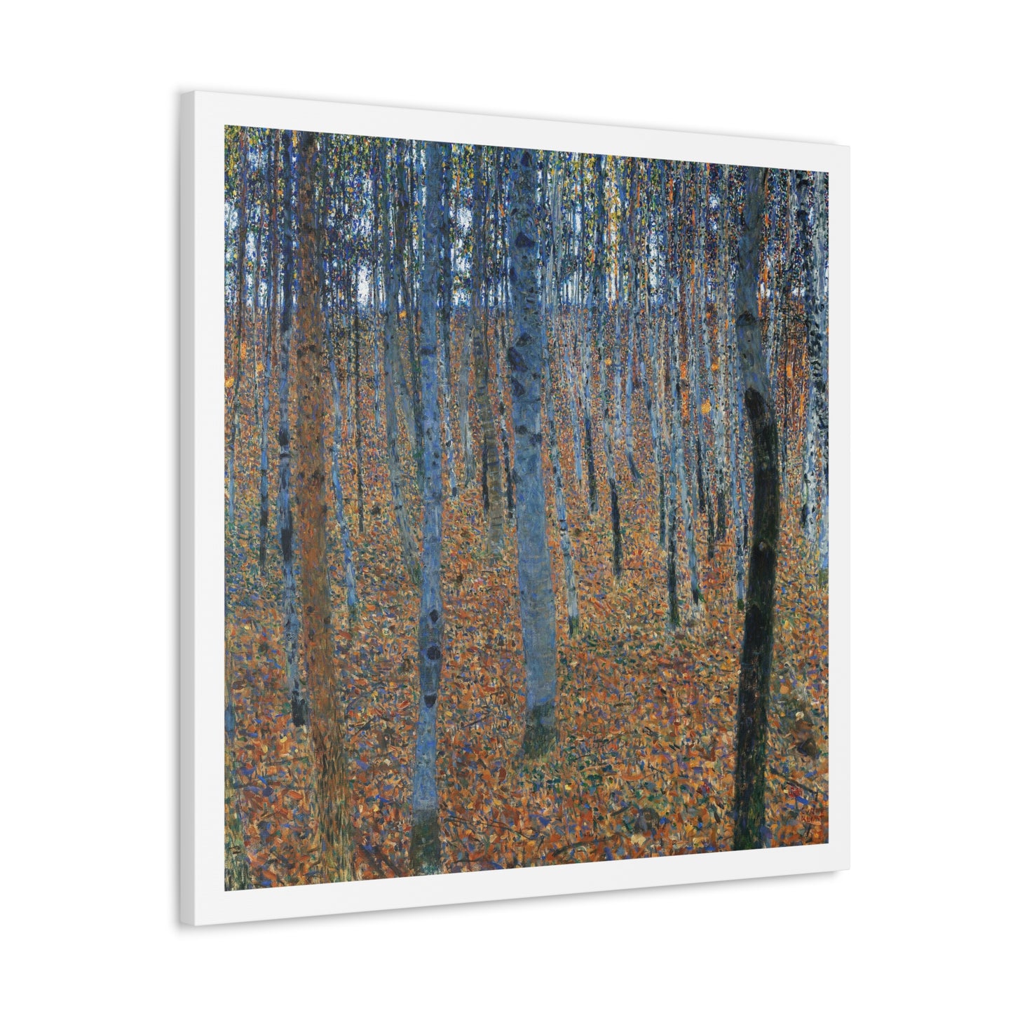 Beech Grove I (1902) by Gustav Klimt, from the Original, Art Print on Canvas