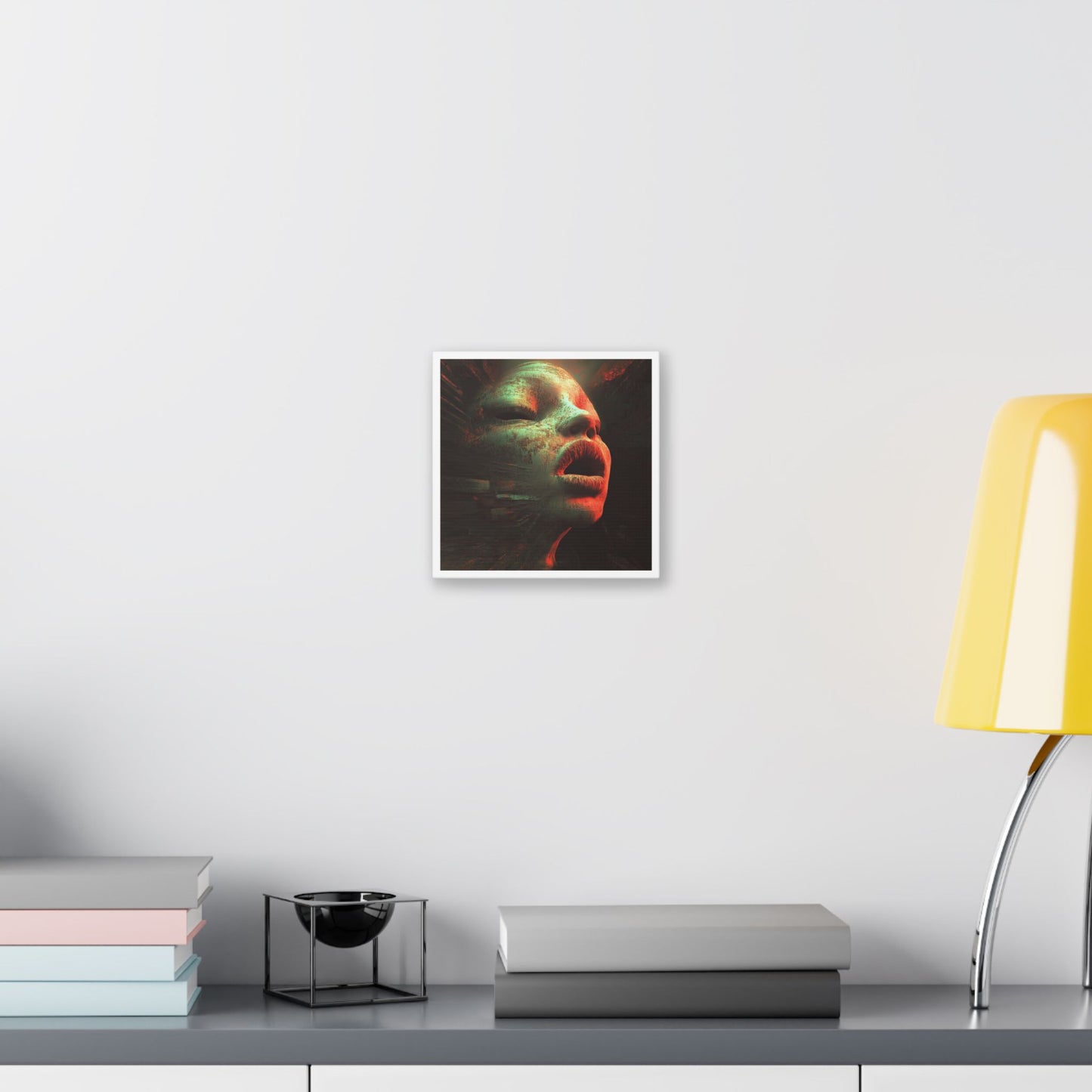 Red Shift Desire 'Designed by AI' Canvas Art Print