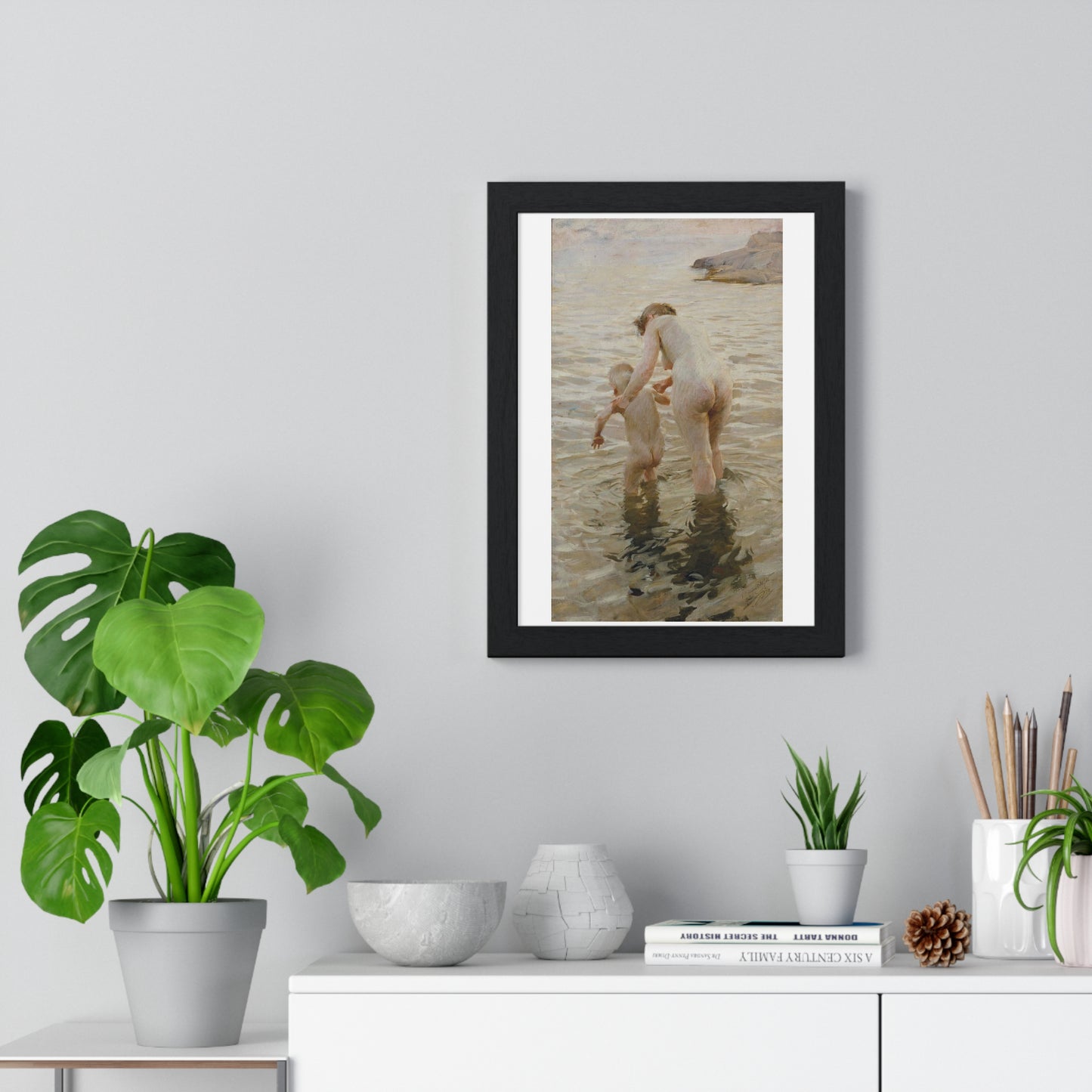 The First Time (1888) by Anders Zorn, from the Original, Framed Art Print