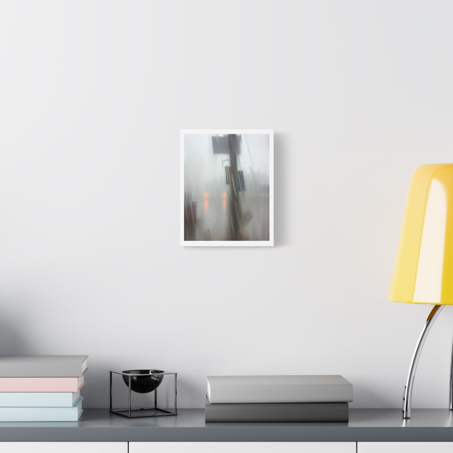 Faded Pastel Abstract Decor Art VI 'Designed by AI' Print on Canvas