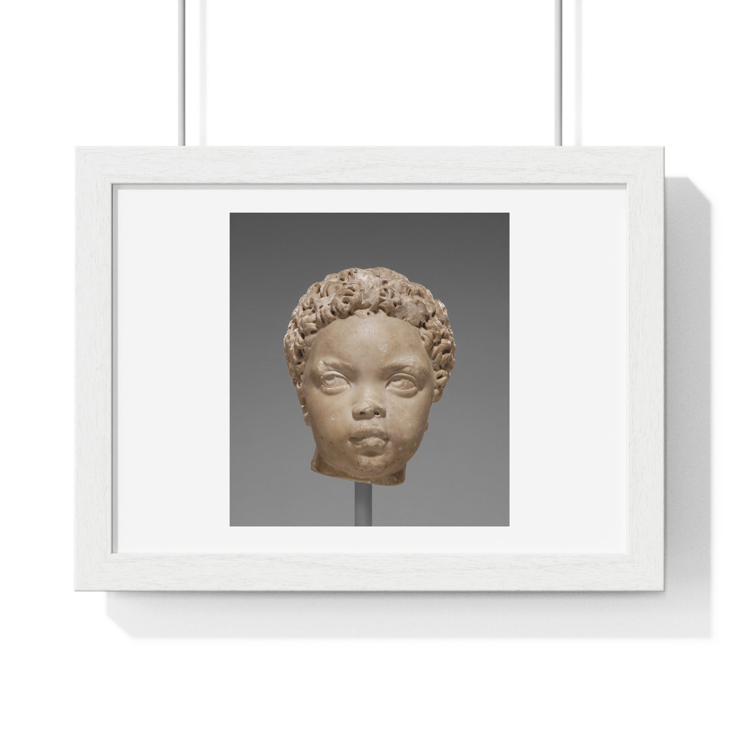 Ancient Roman Portrait of a Child (AD 150-200) Unknown Artist, Framed Print