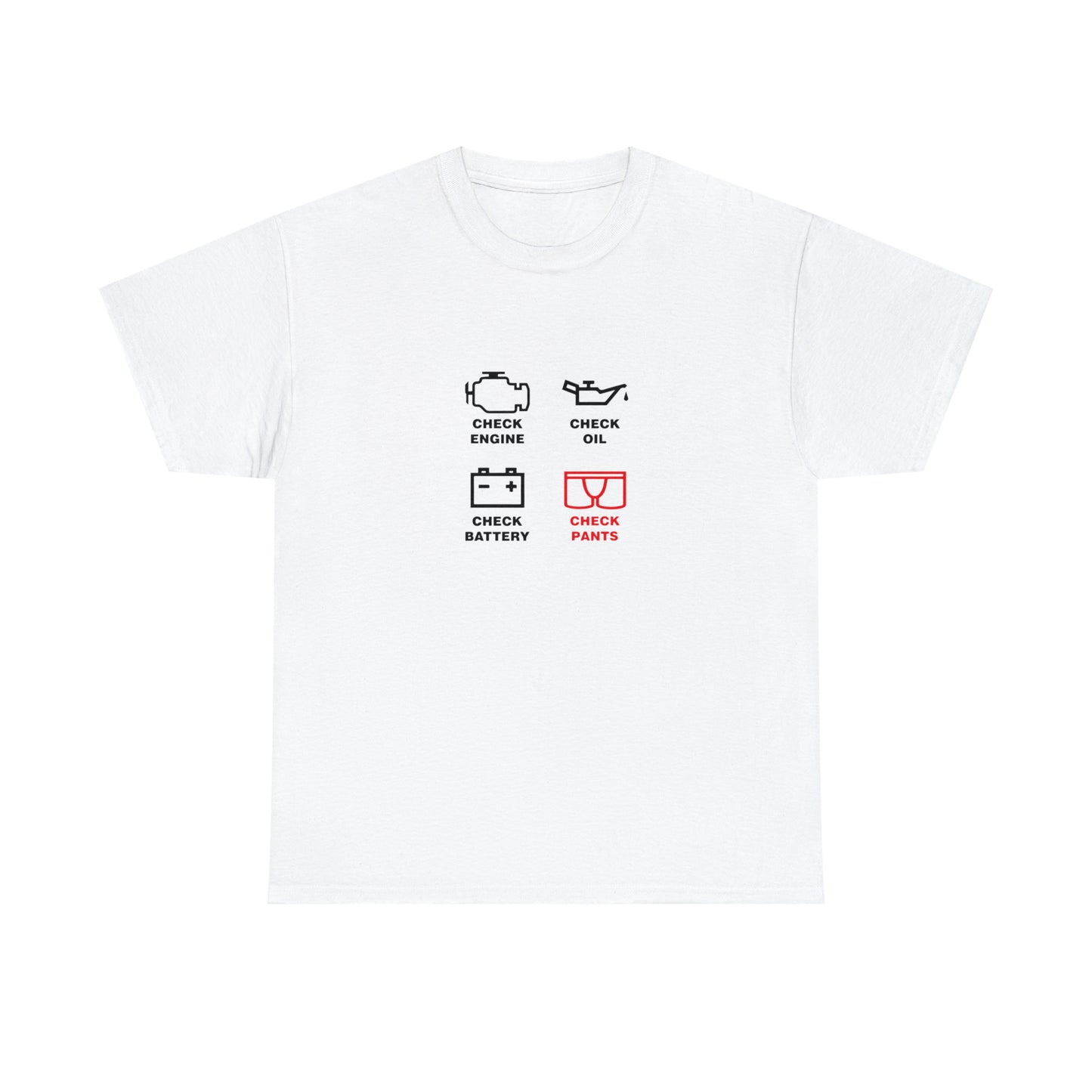 Check Pants Funny Men's T-Shirt
