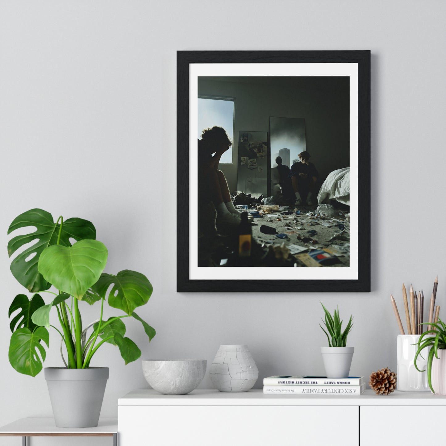 Raw Art III 'Designed by AI' Framed Art Print