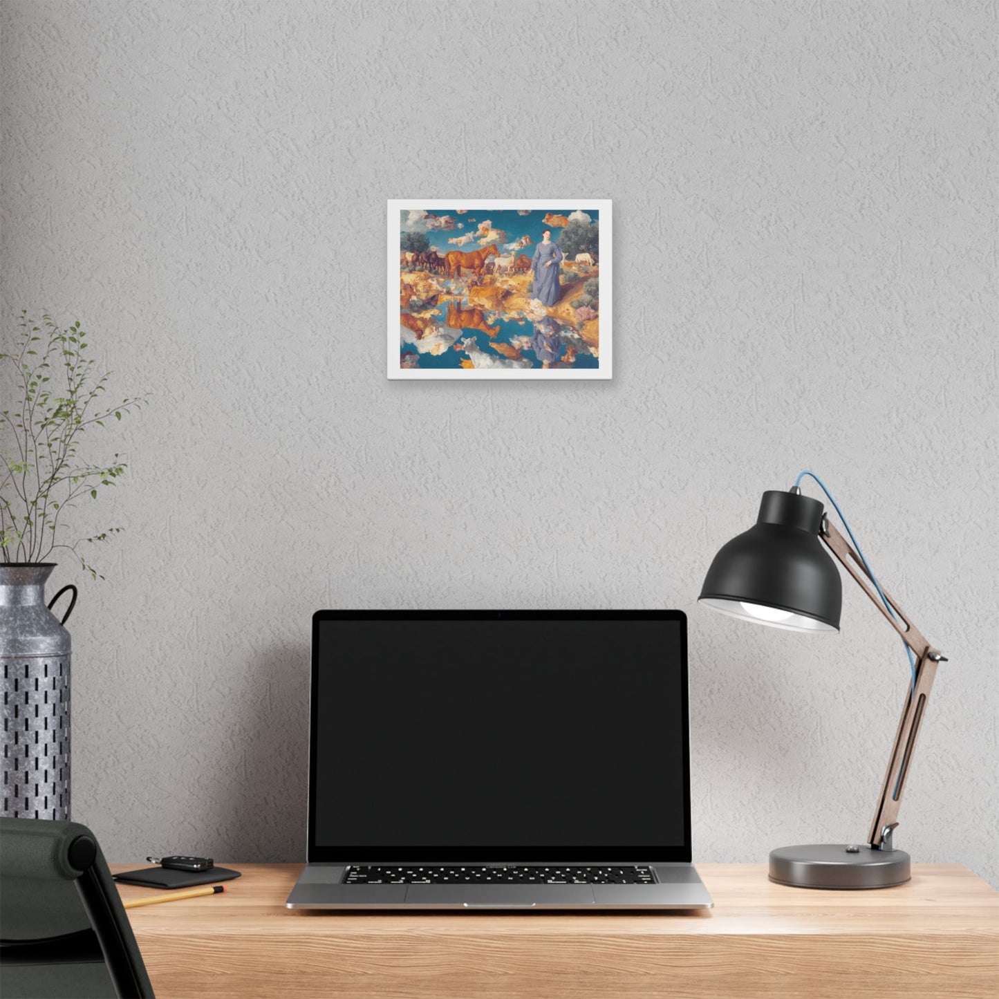How the West Was Won VII 'Designed by AI' Canvas Art Print