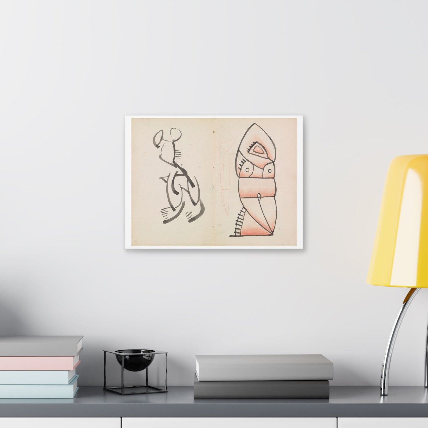 Study for a Figural Sculpture, Crouching Figure (1910-1915) by Henri Gaudier-Brzeska, from the Original, Canvas Art Print