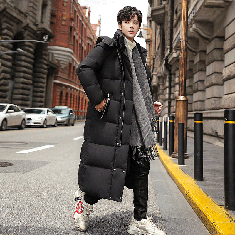 Down Jacket Men's Long Style Coat, Multi Colours