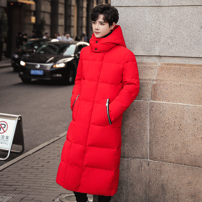 Down Jacket Men's Long Style Coat, Multi Colours