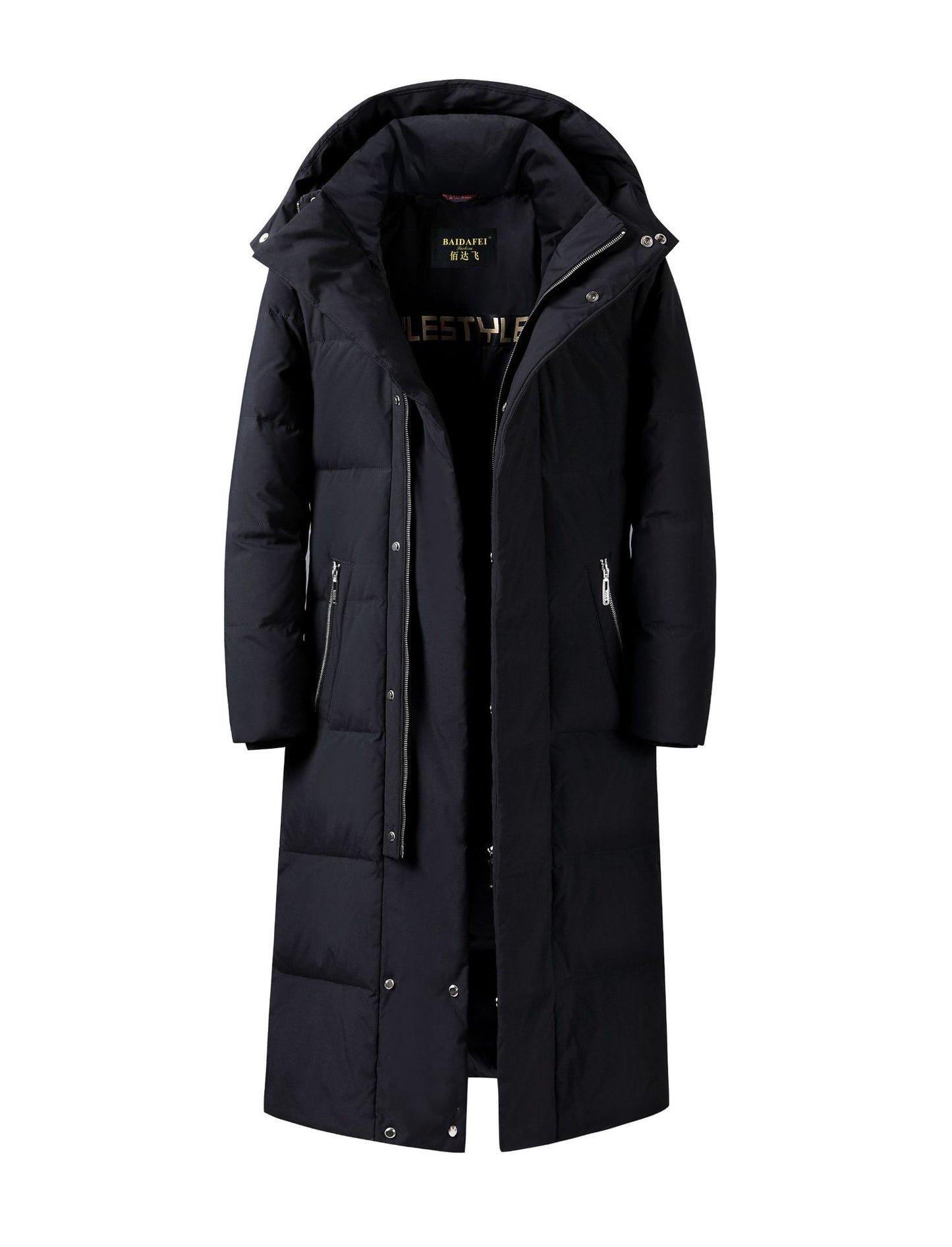 Down Jacket Men's Long Style Coat, Multi Colours