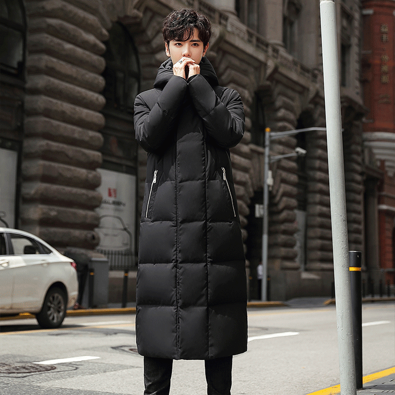 Down Jacket Men's Long Style Coat, Multi Colours