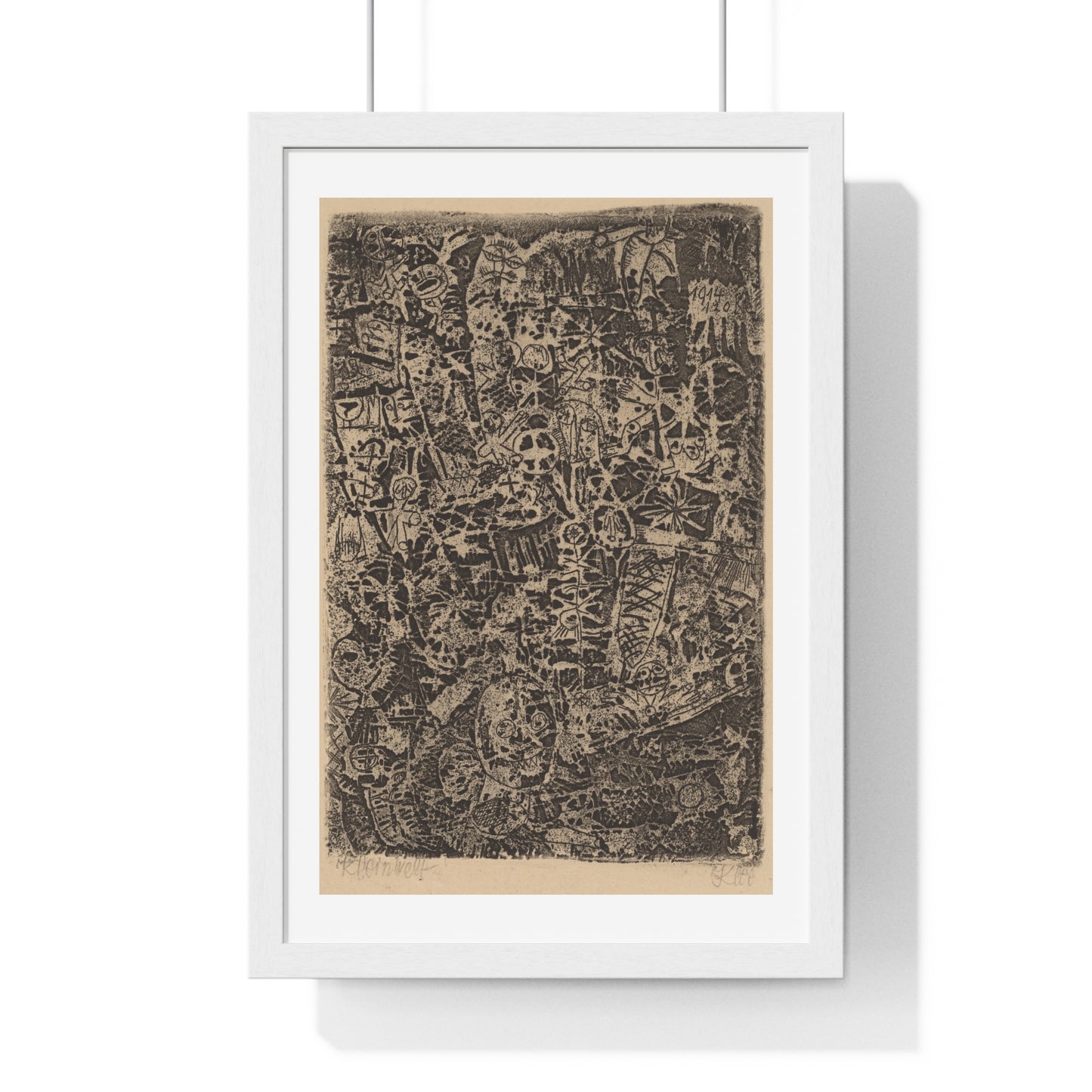 Small World (1914) by Paul Klee, from the Original, Framed Art Print