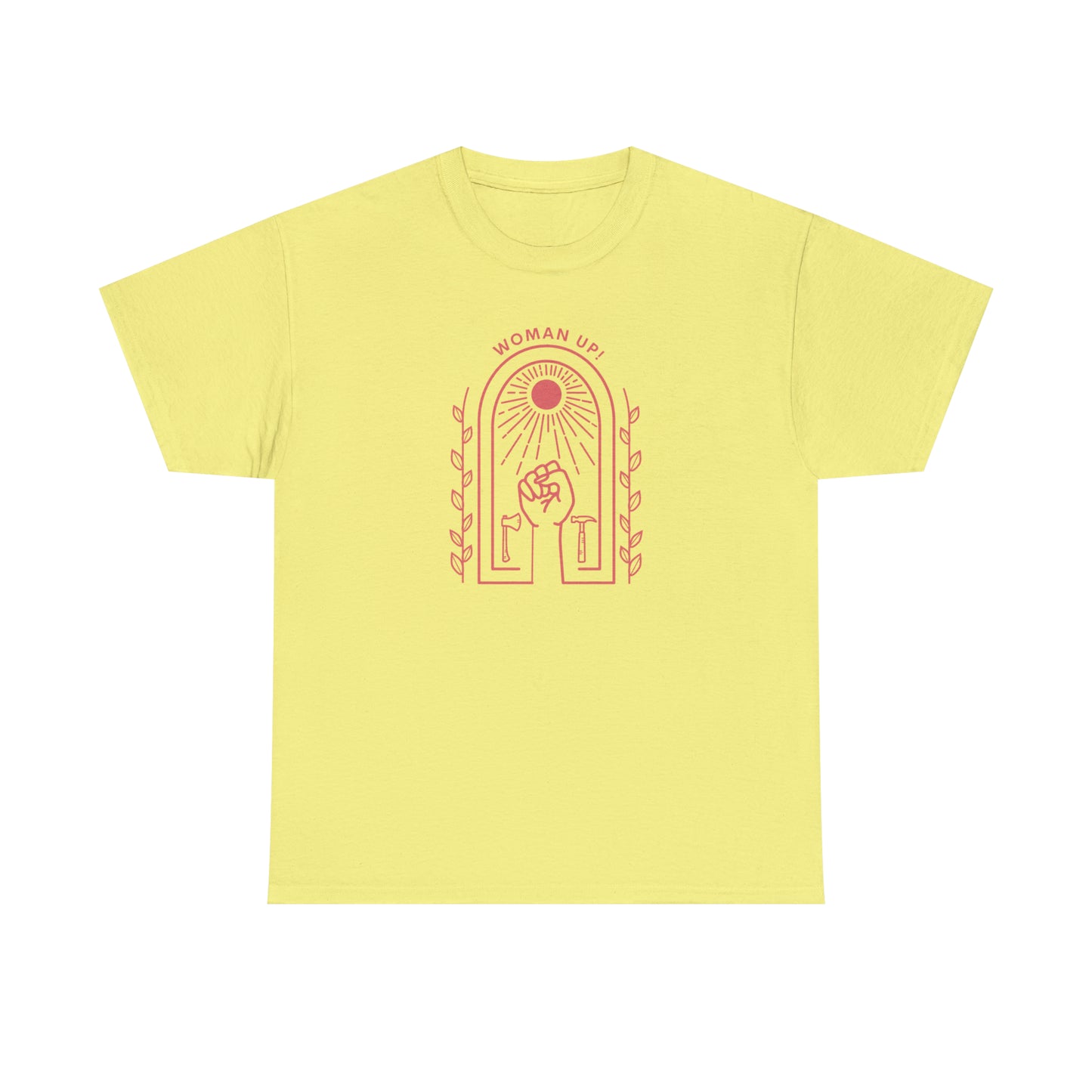 Woman Up! Girl Power Cotton T-Shirt
