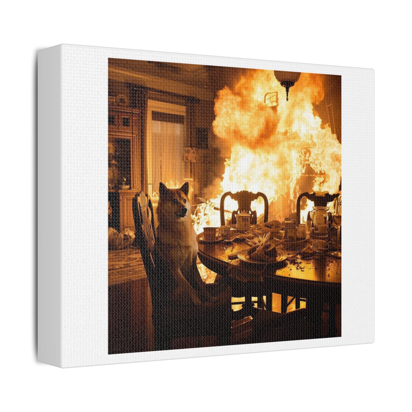 Everything is Going to be Okay, Photorealism 'Designed by AI', Art Print on Canvas