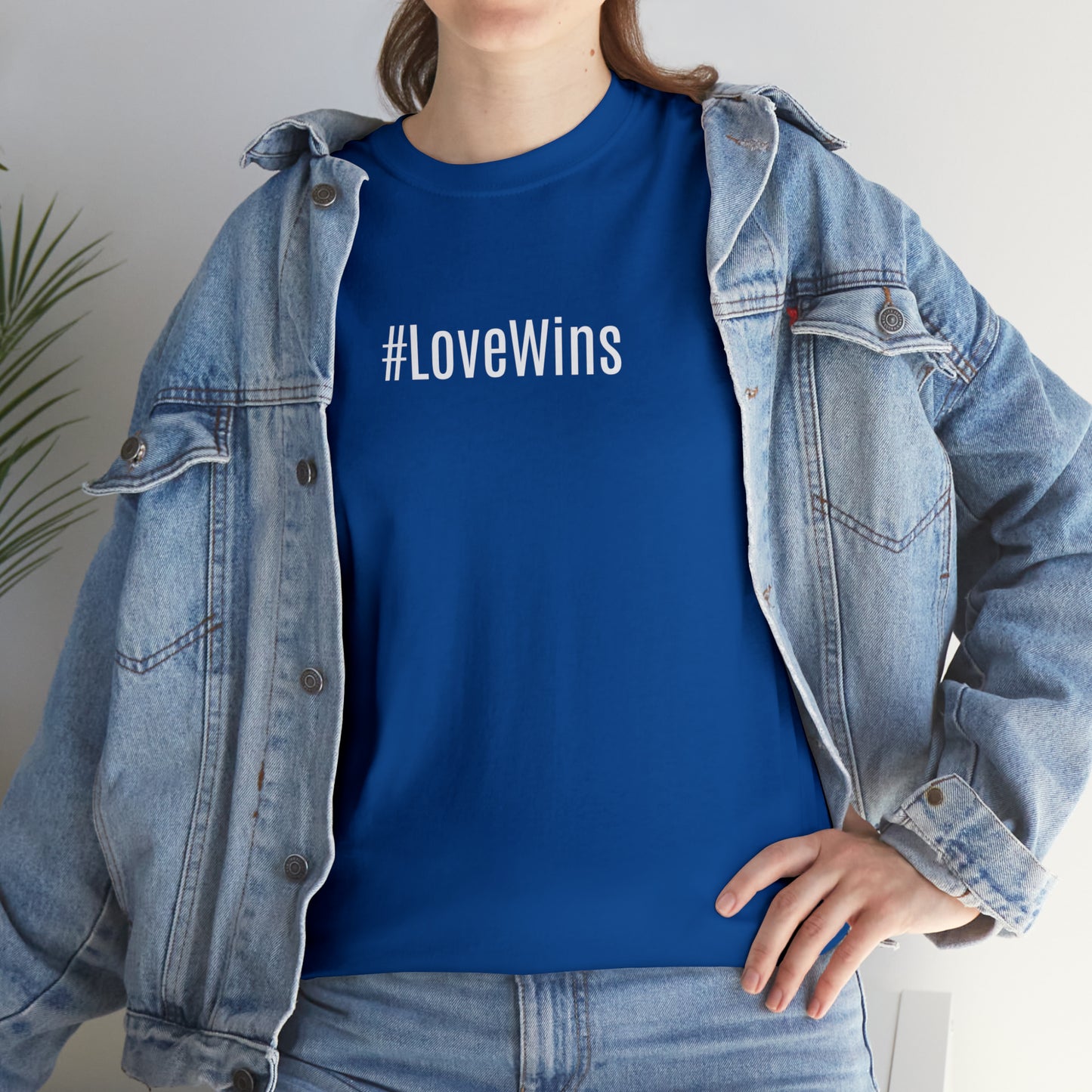 Love Wins #LoveWins Cotton T-Shirt