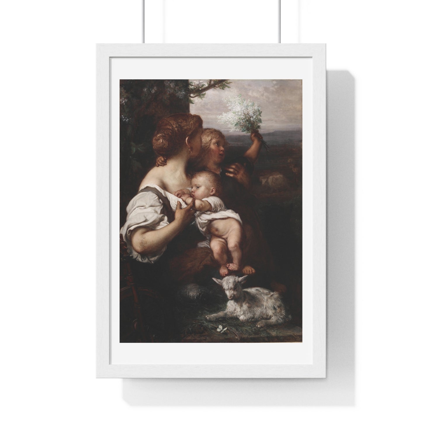 Peace (1872) by Louis Gallait, from the Original, Framed Art Print