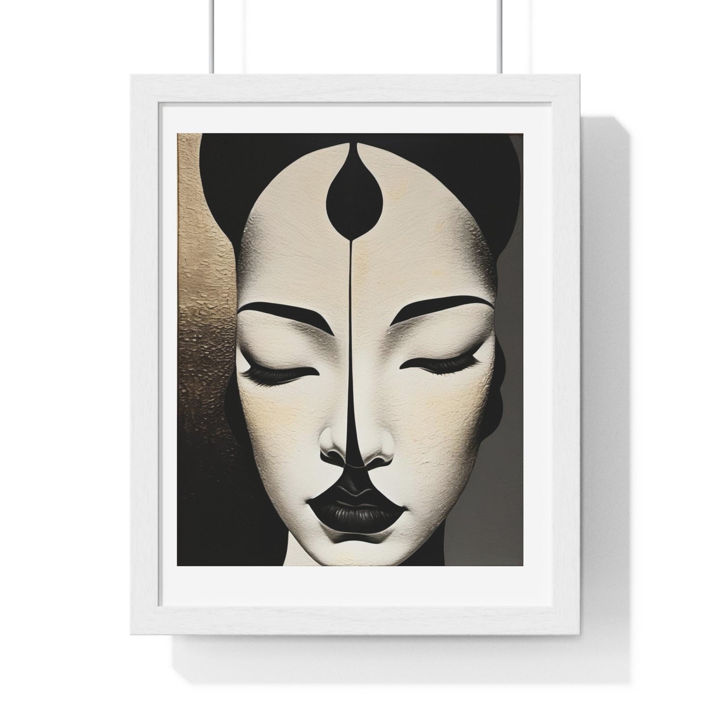 Contemplation 'Designed by AI' Framed Art Print