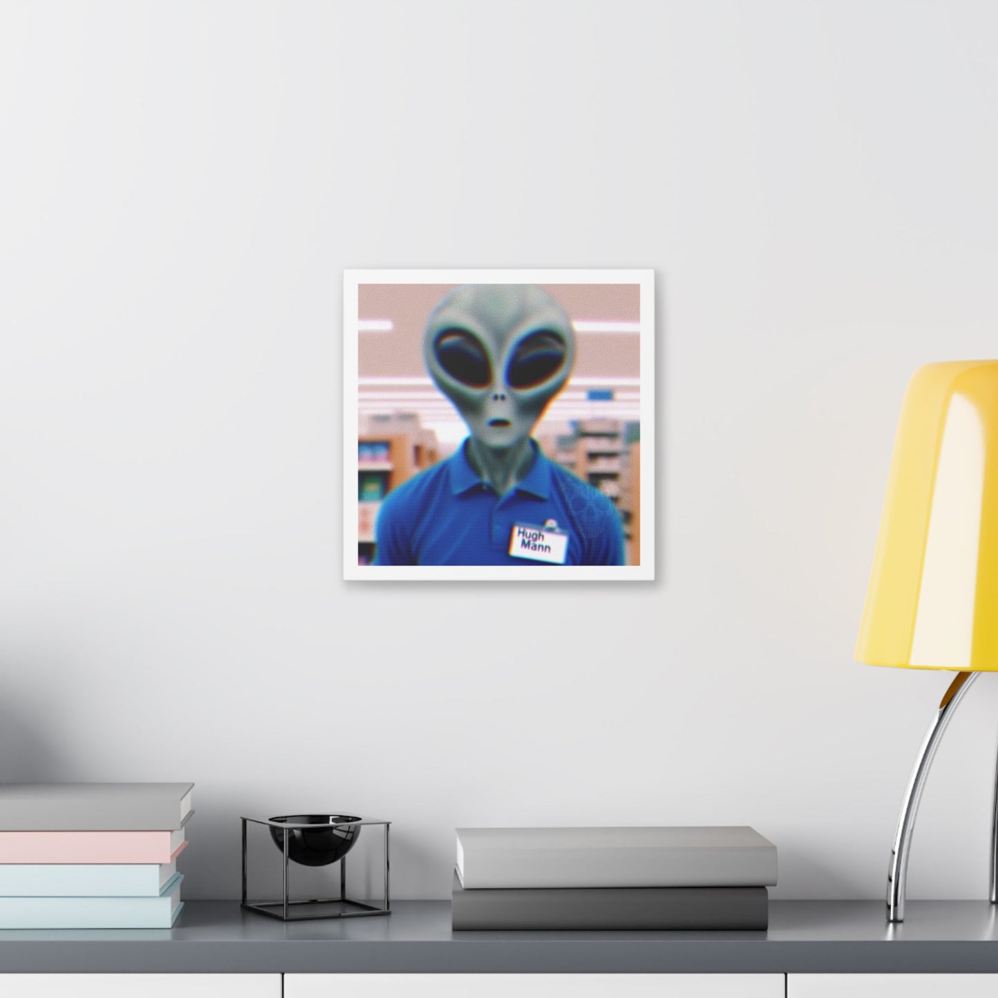 Hugh Mann, Photorealism 'Designed by AI' Canvas Art Print