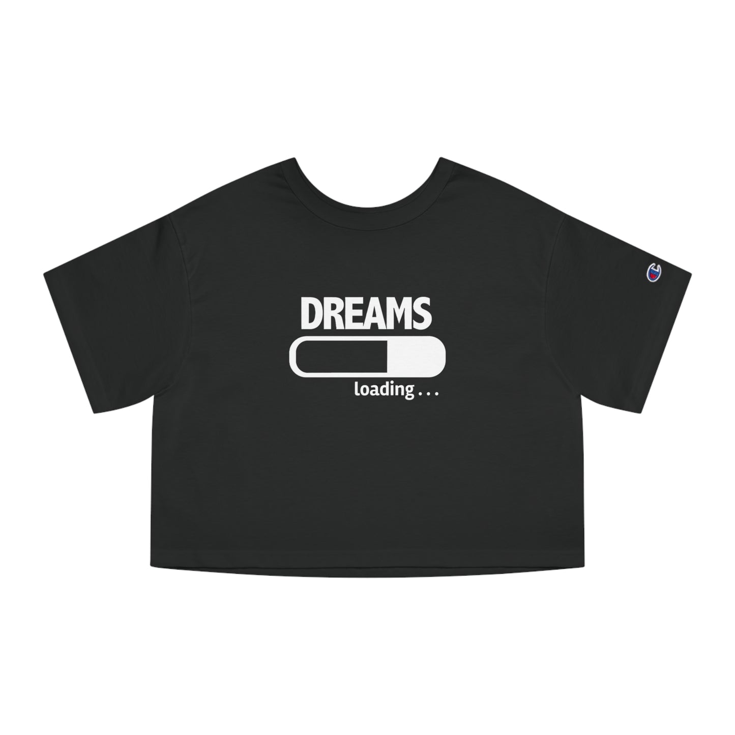 Dreams Loading Black Women's Heritage Cropped T-Shirt