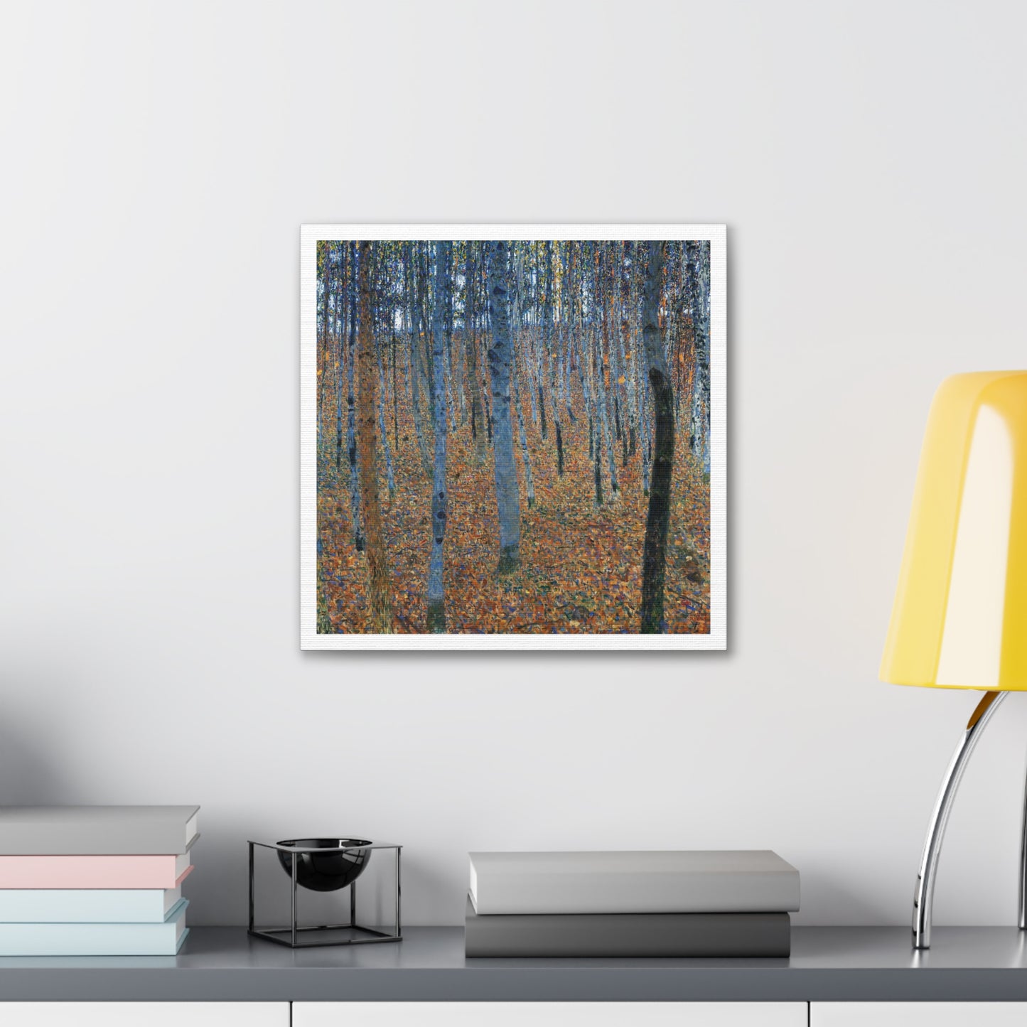 Beech Grove I (1902) by Gustav Klimt, from the Original, Art Print on Canvas