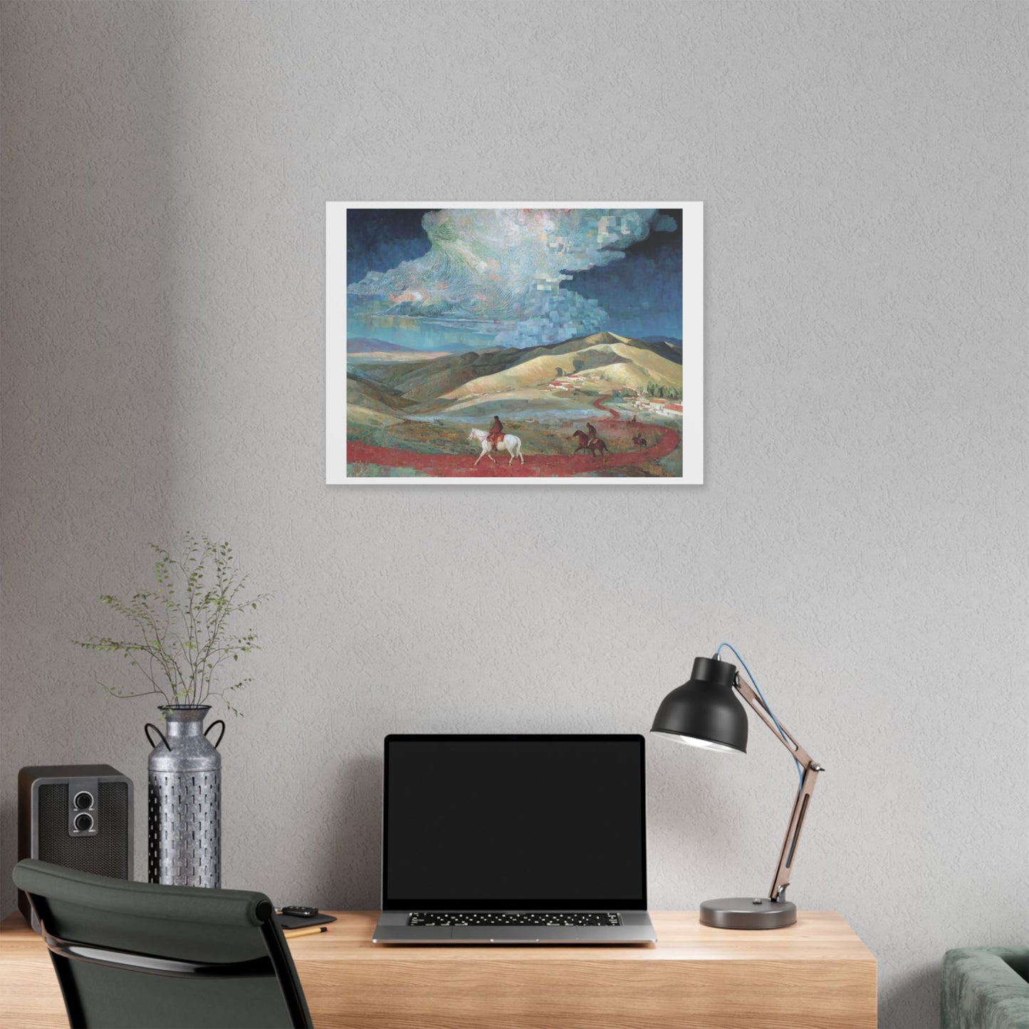 How the West Was Won II 'Designed by AI' Canvas Art Print