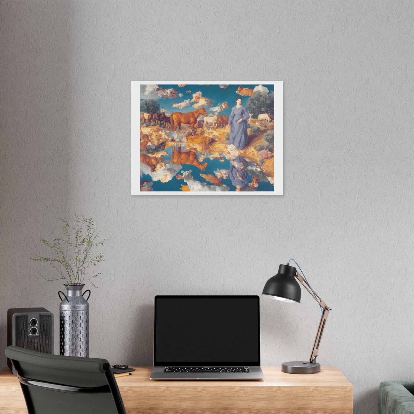 How the West Was Won VII 'Designed by AI' Canvas Art Print