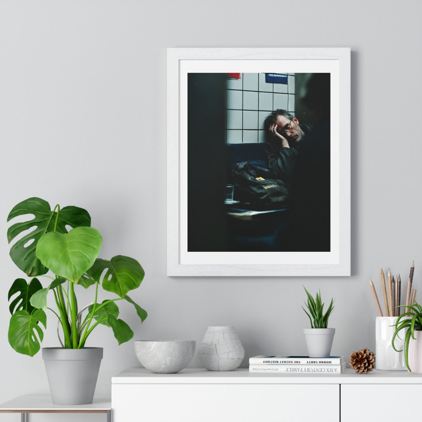 Raw Art Street Scene II 'Designed by AI' Framed Art Print