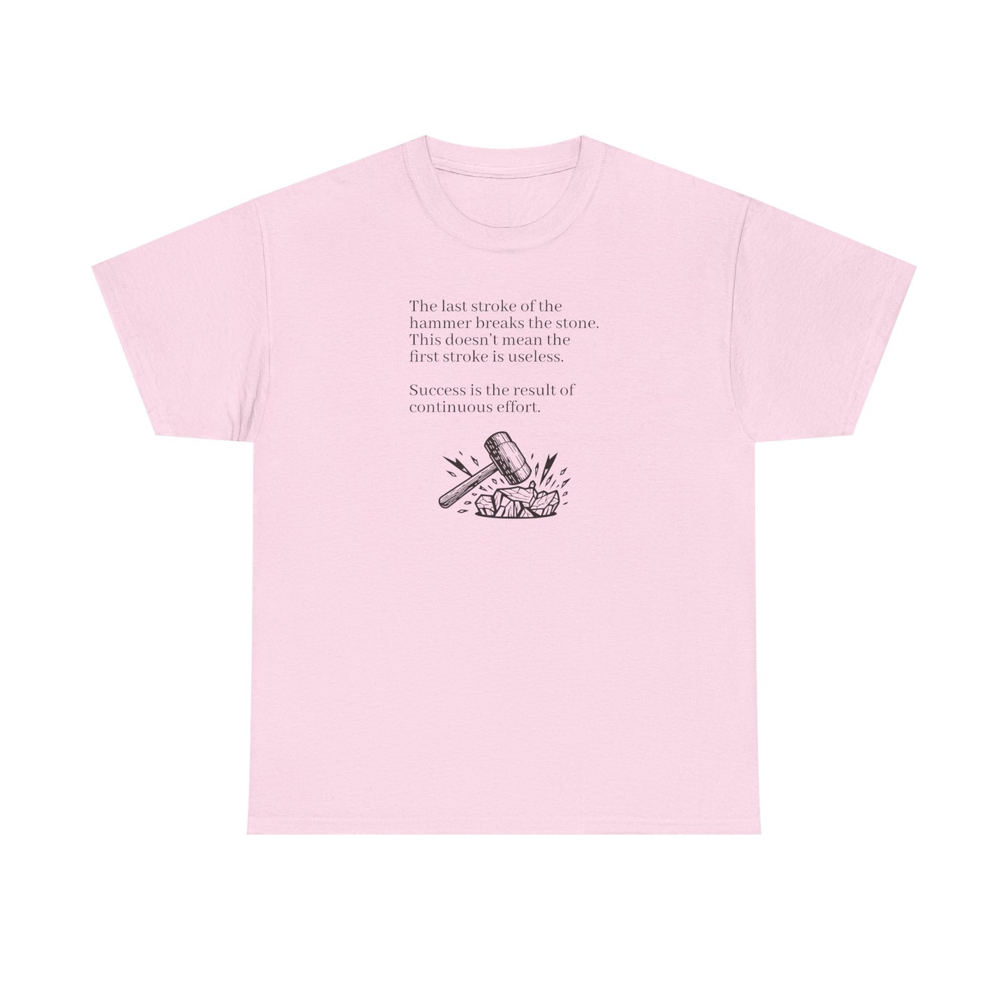 Success is the Result of Continuous Effort, Positive Vibes T-Shirt