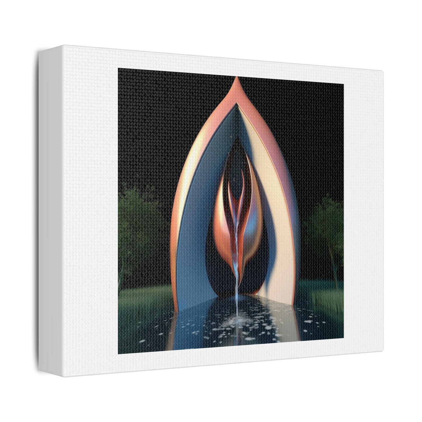 Woman is the Portal of Life, Abstract Art 'Designed by AI', Print on Canvas