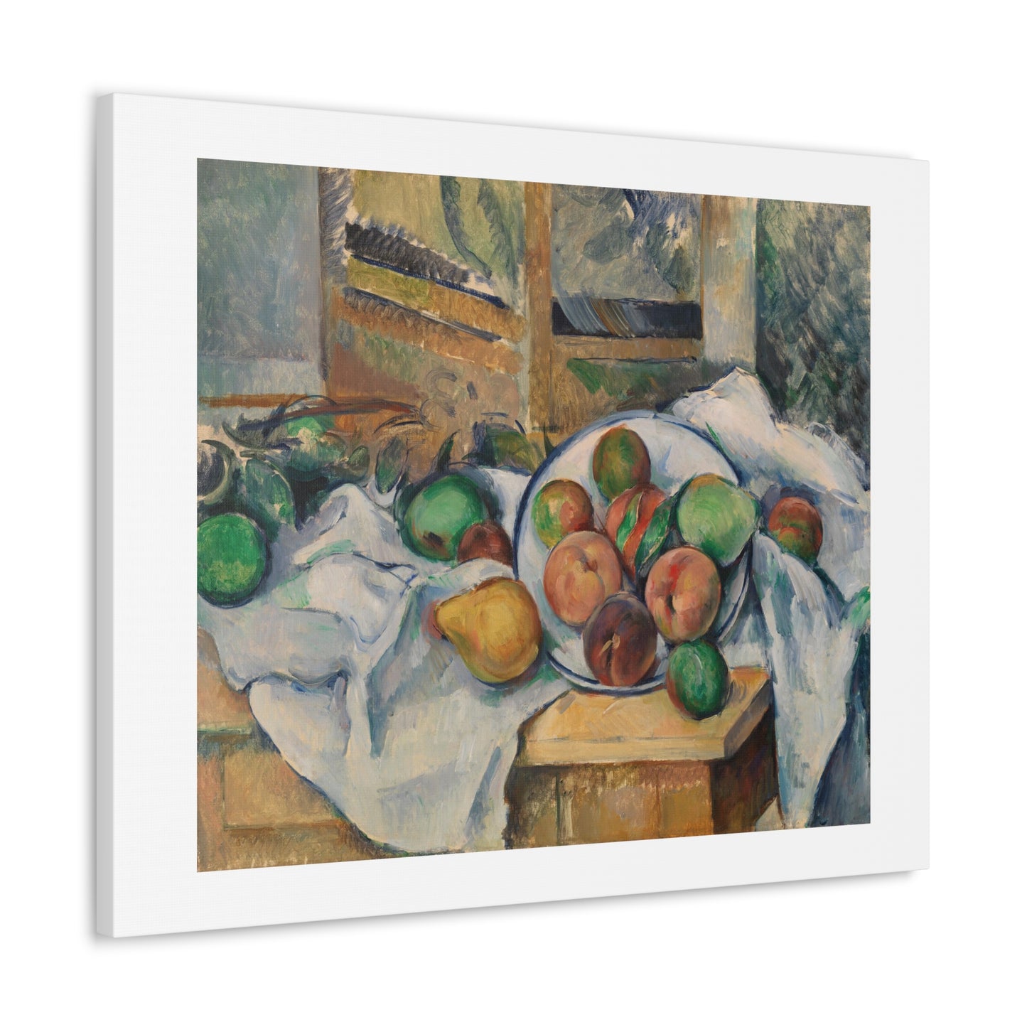 A Table Corner 'Un Coin de Table' (1895) by Paul Cézanne, Canvas Art Print from the Original